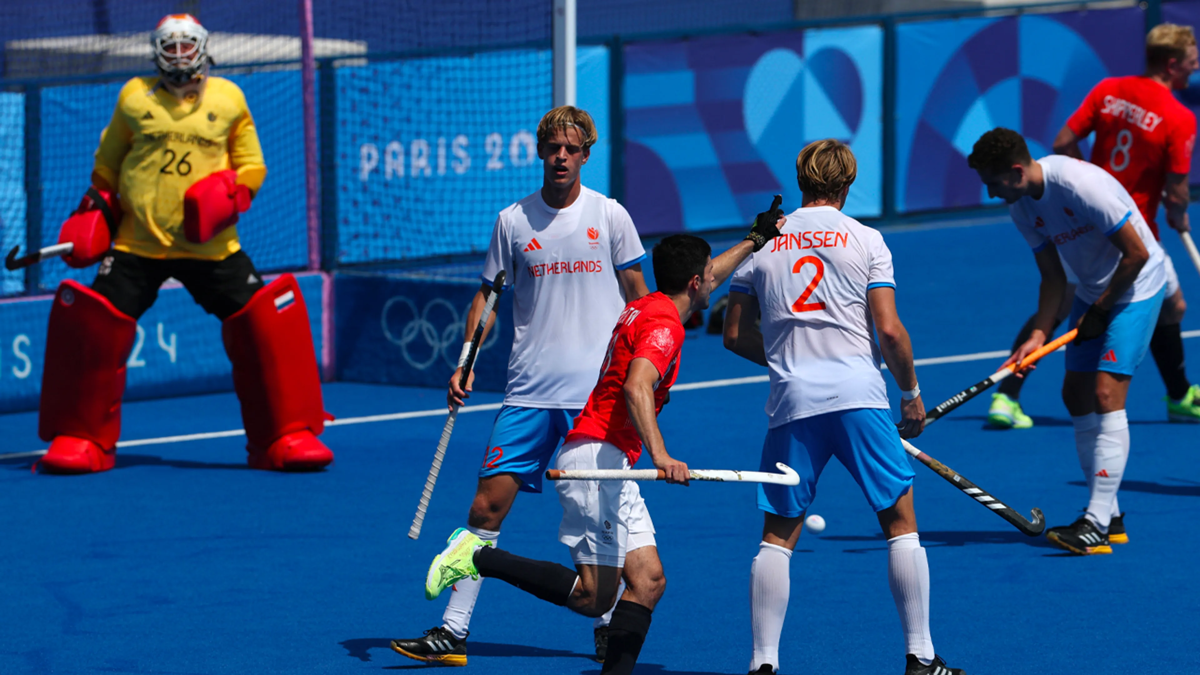 Nederlandse Hockeyers geven in slotfase winst uit handen tegen Britten