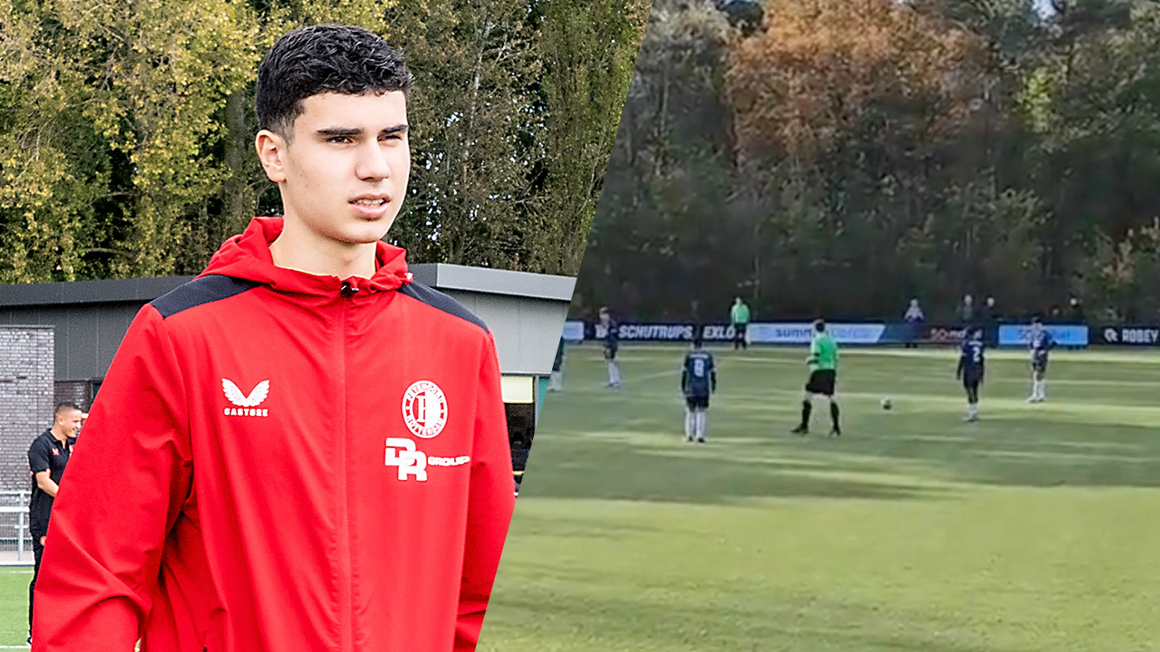 Videogoal: Zo vader, zo zoon: Shaqueel van Persie schiet vrije trap héérlijk raak
