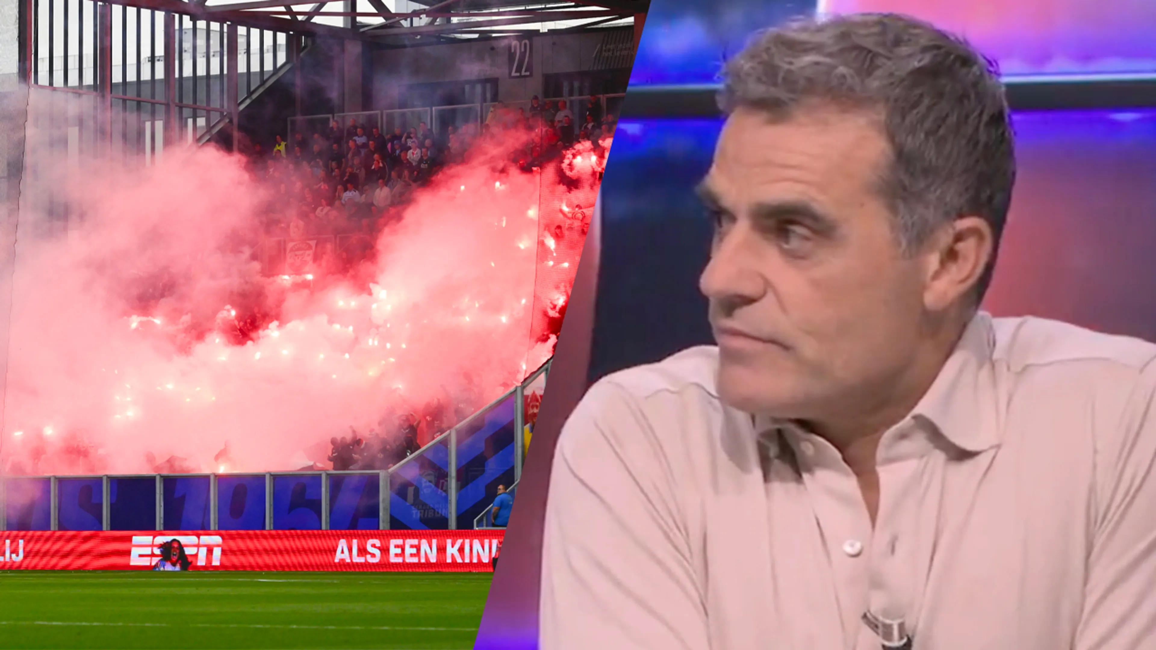 Perez over Feyenoord-fans die vuurwerk afstaken: 'Dat je met zo'n laag IQ door het leven moet...'