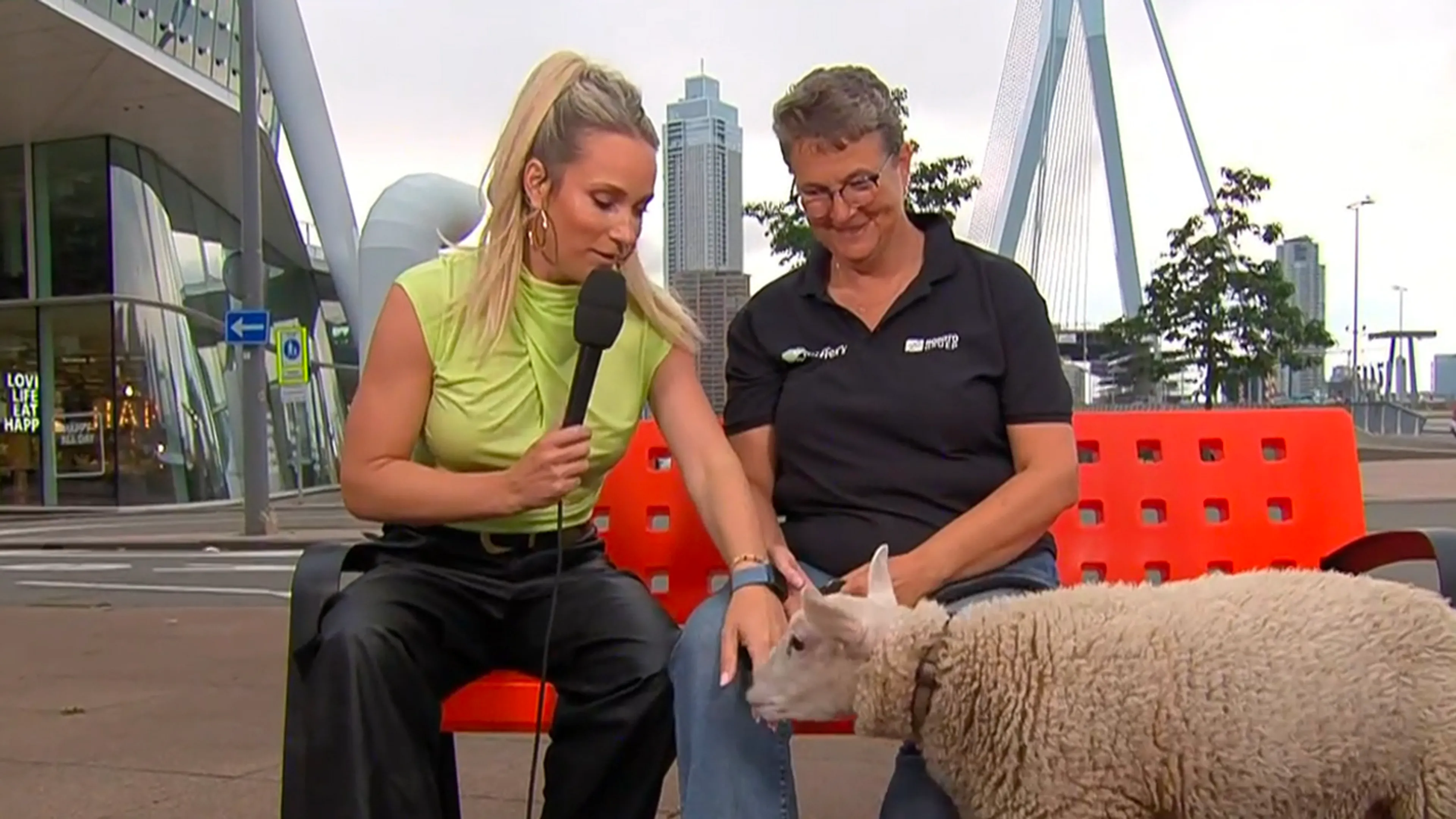 Hélène haakt in op schaap-uitspraak Gordon: 'Het is familiedag, dit is m'n broer Tom!'