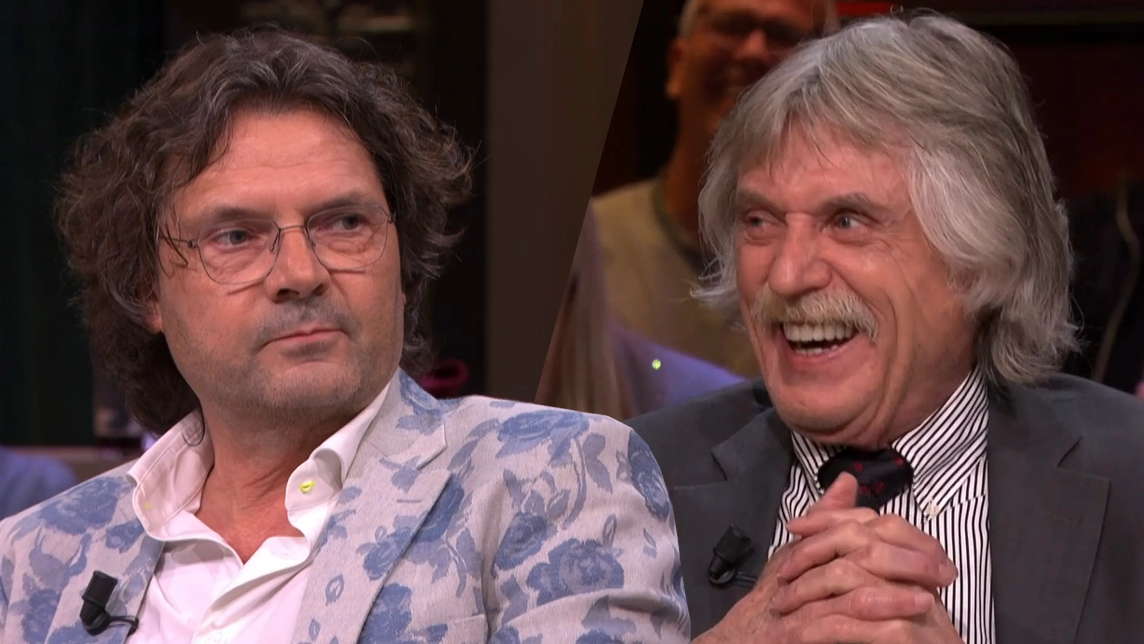 Grootste lol om opmerking van Johan Derksen over Job Knoester: ‘Grapje, Job!’ 