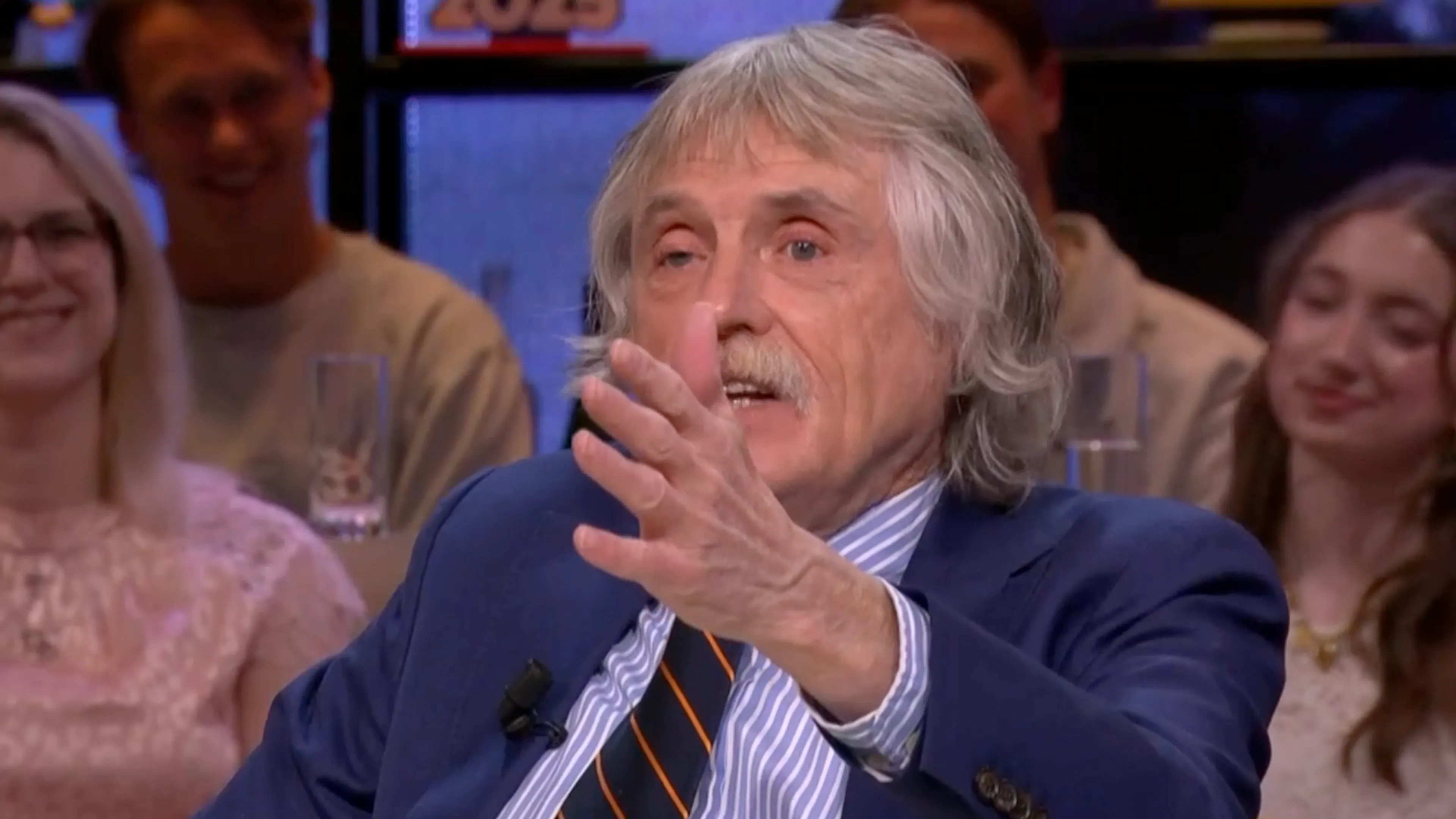 Johan Derksen over positie in lijst met invloedrijkste tv-makers: 'Een klap in mijn gezicht!'