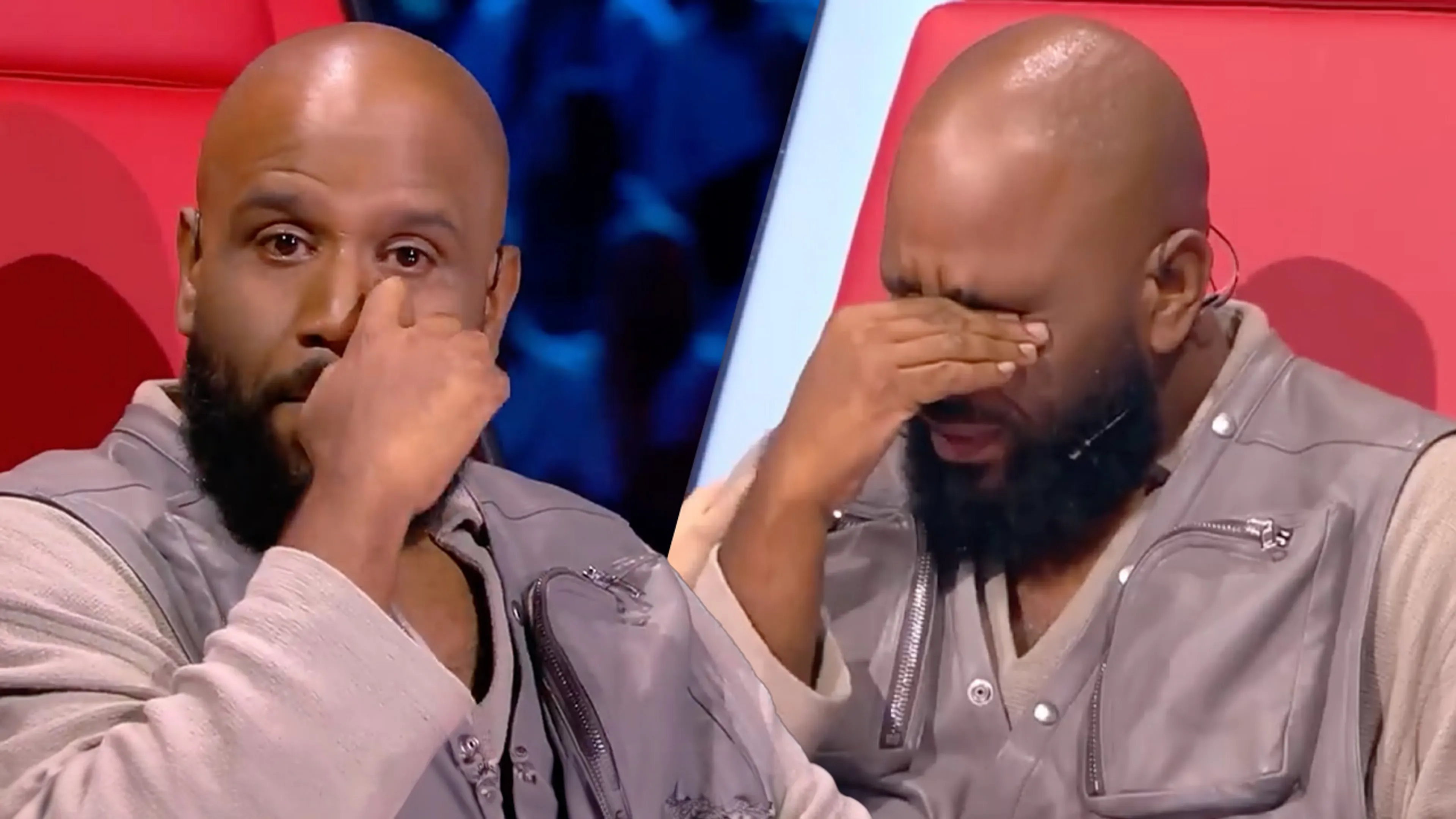 Willie Wartaal in tranen bij The Voice of Holland: ‘Dat mensen daar echt iets aan kunnen hebben'