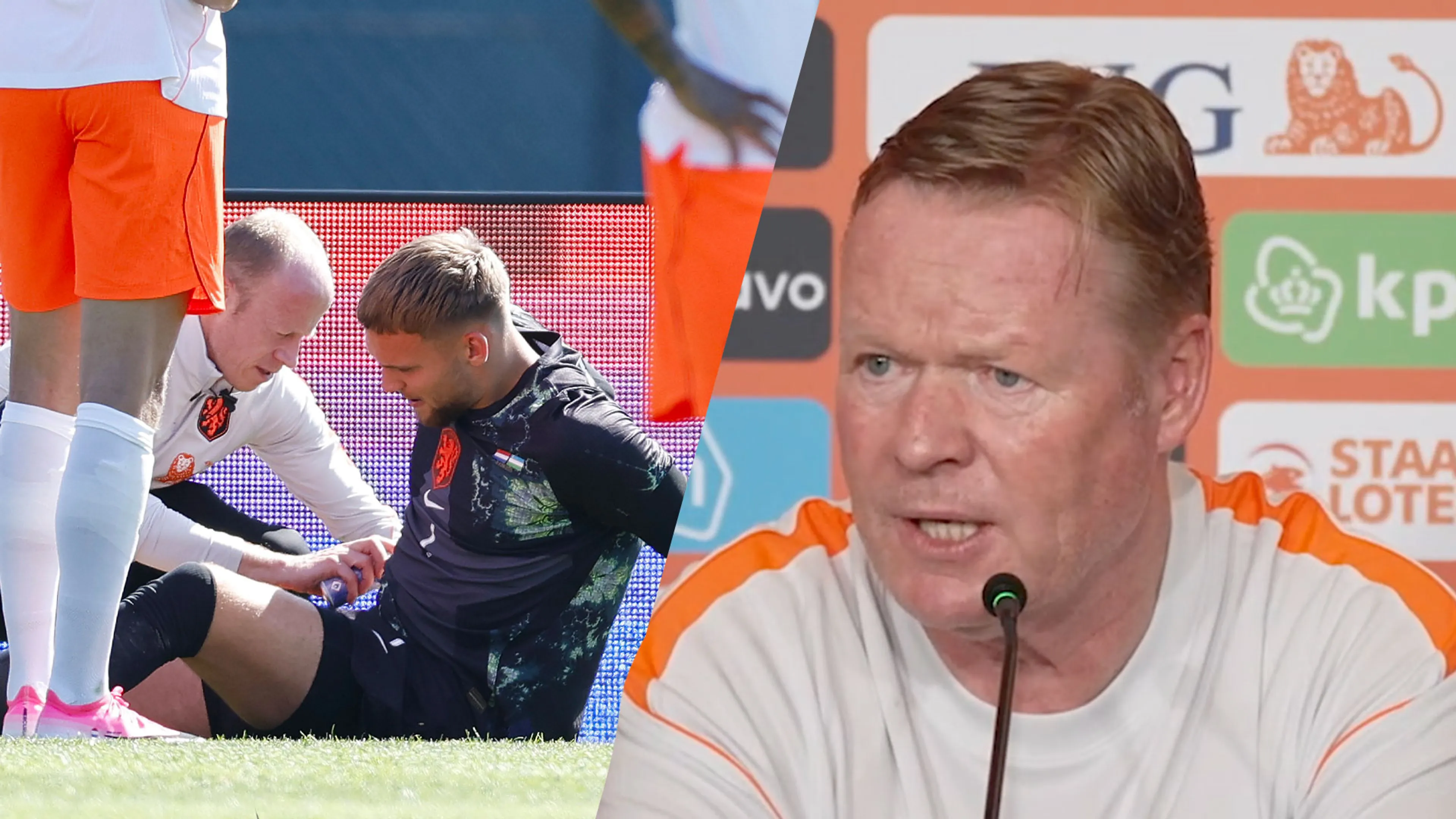 Ronald Koeman geeft een medische update over Bart Verbruggen