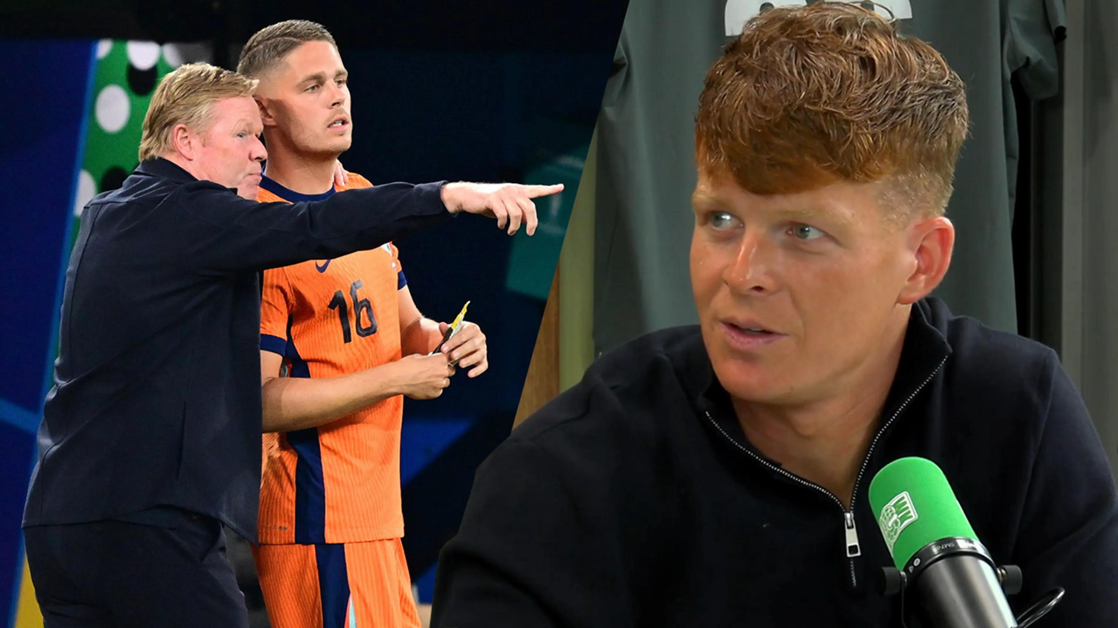 Zo reageert Ronald Koeman Jr. op sneer van Joey Veerman richting zijn vader