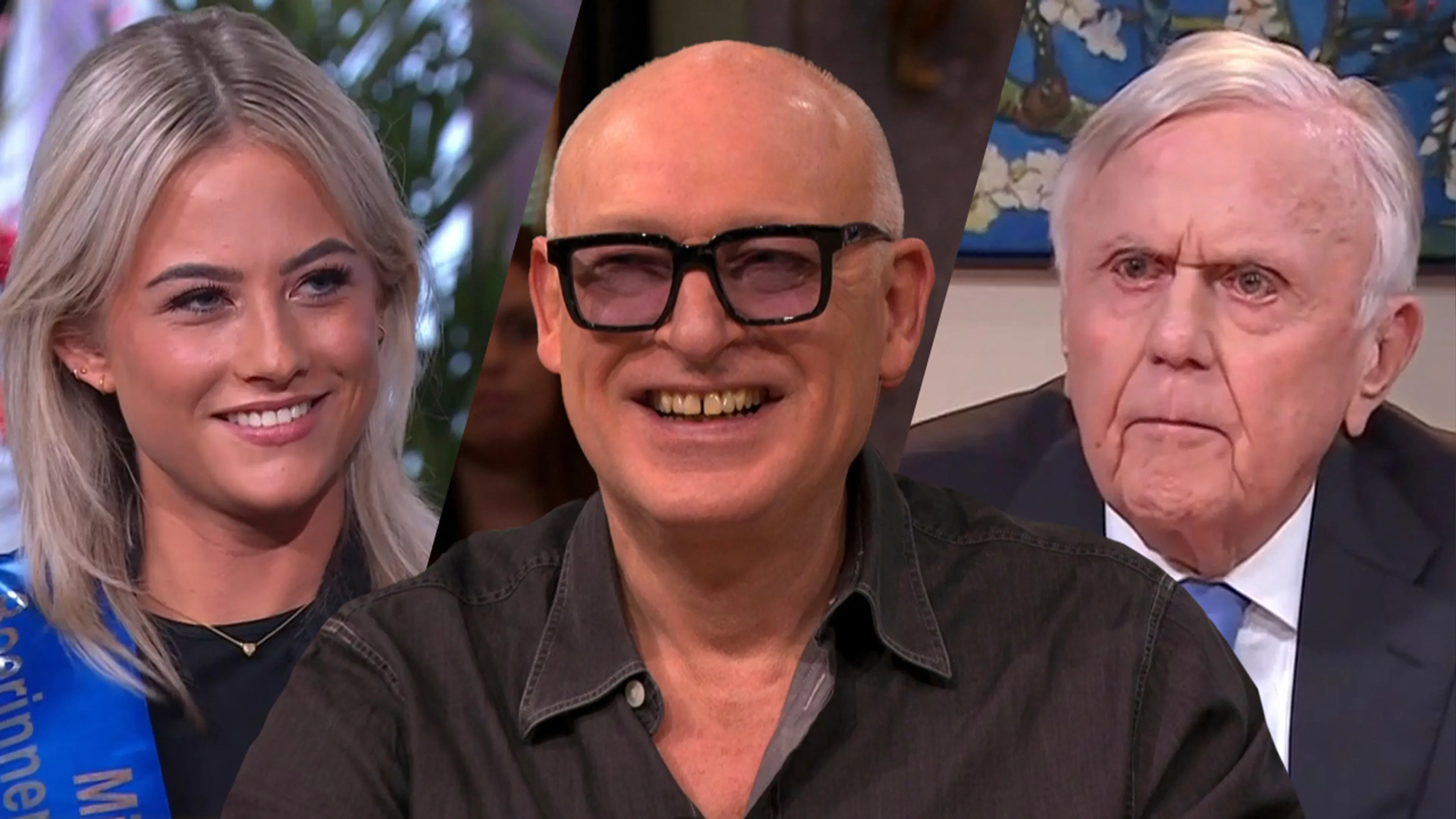 René van der Gijp geniet van gesprek tussen Harry Mens en knappe boerinnen