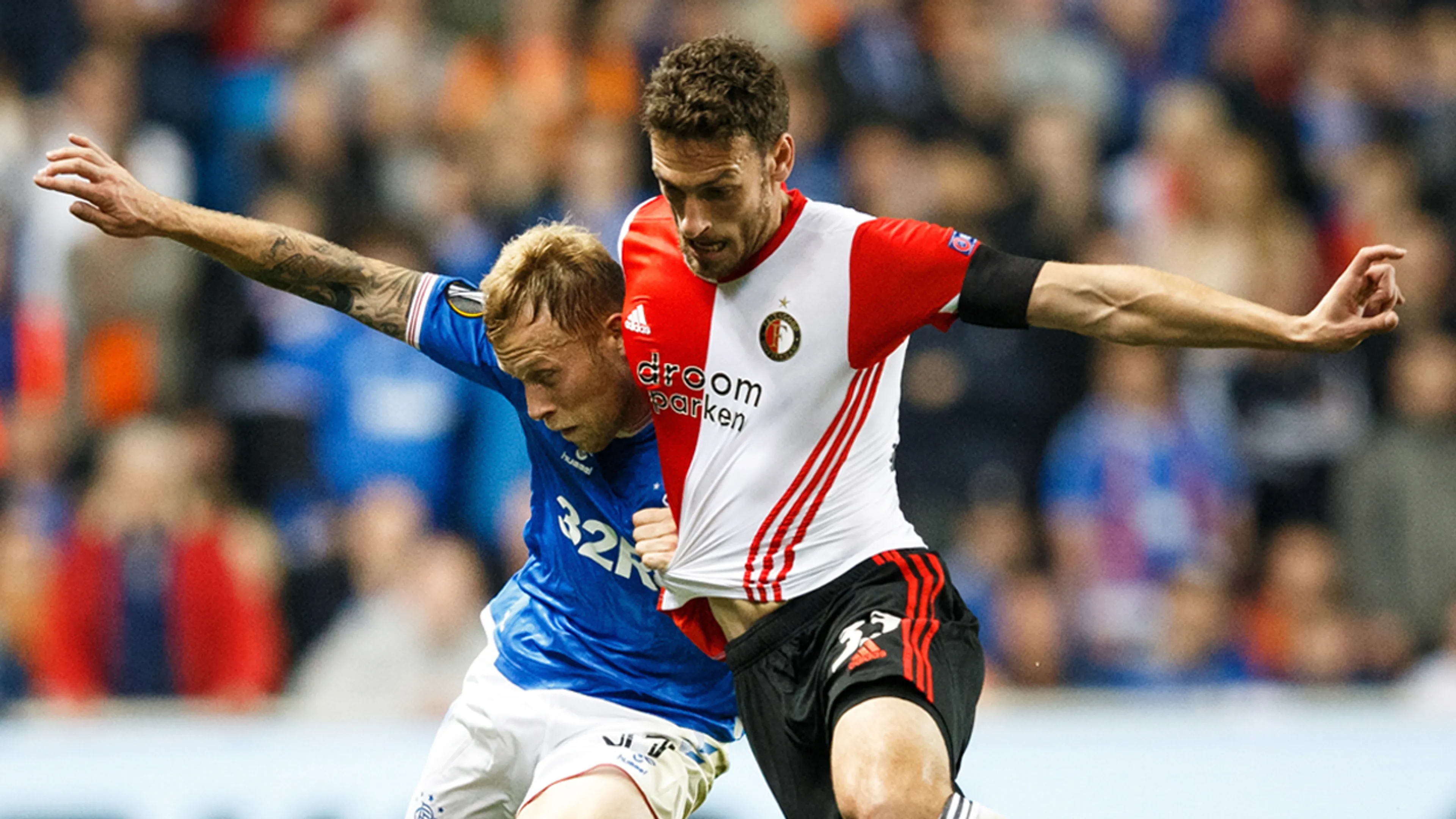 Feyenoord verliest bij Rangers FC