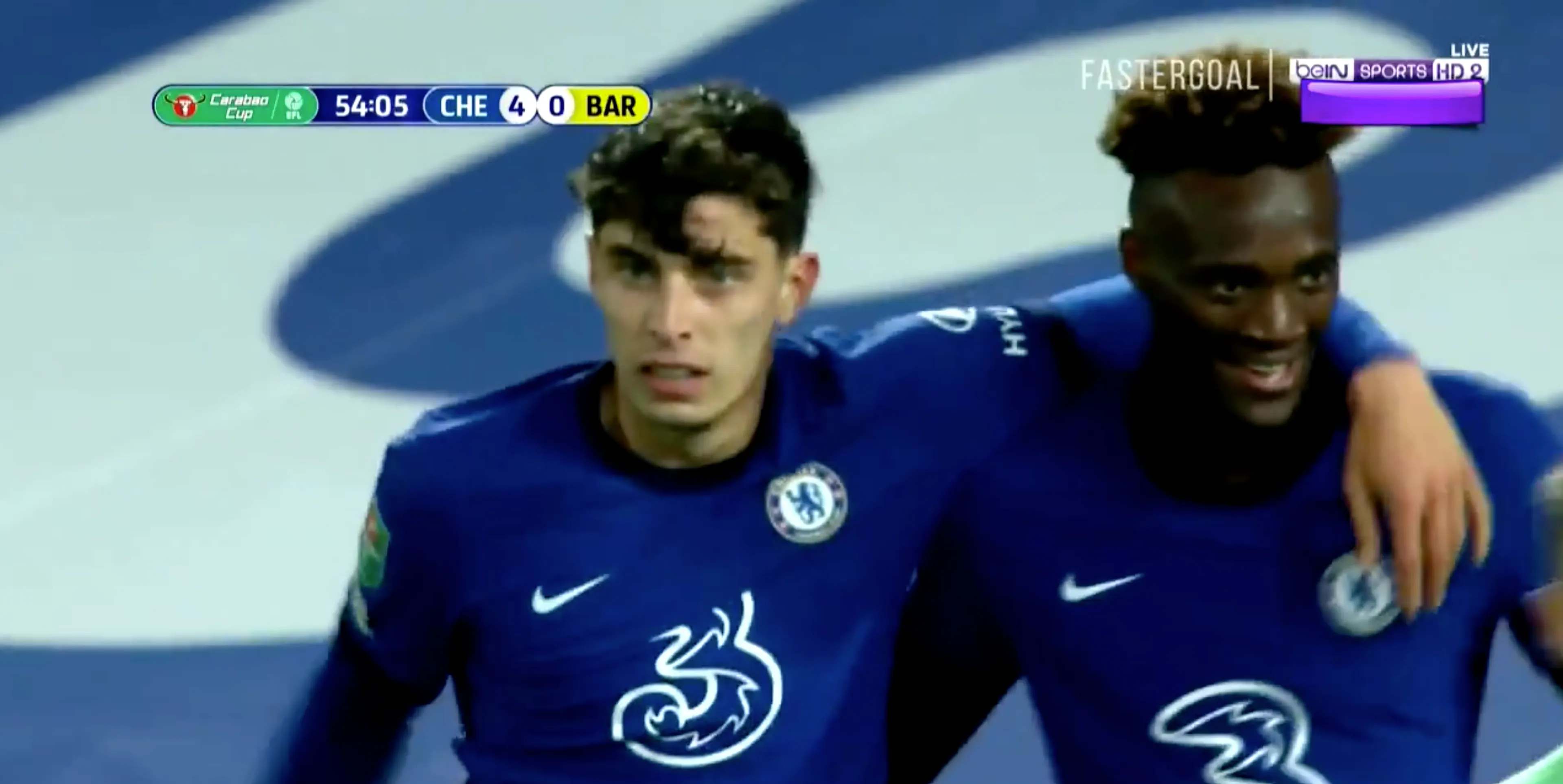 VIDEO: Kai Havert geeft galavoorstelling met hattrick
