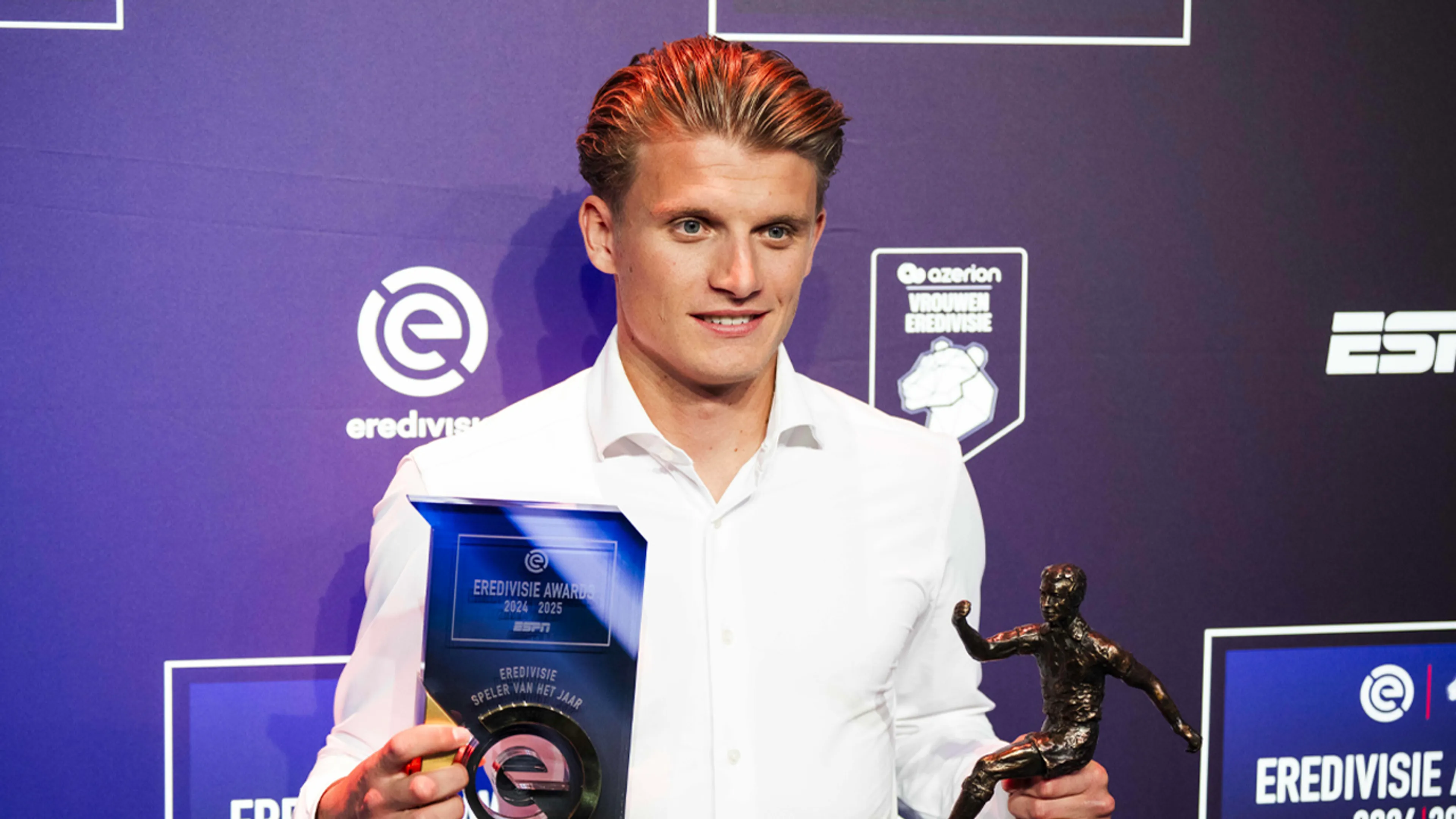 Sem Steijn verkozen tot beste Eredivisie-speler van afgelopen seizoen