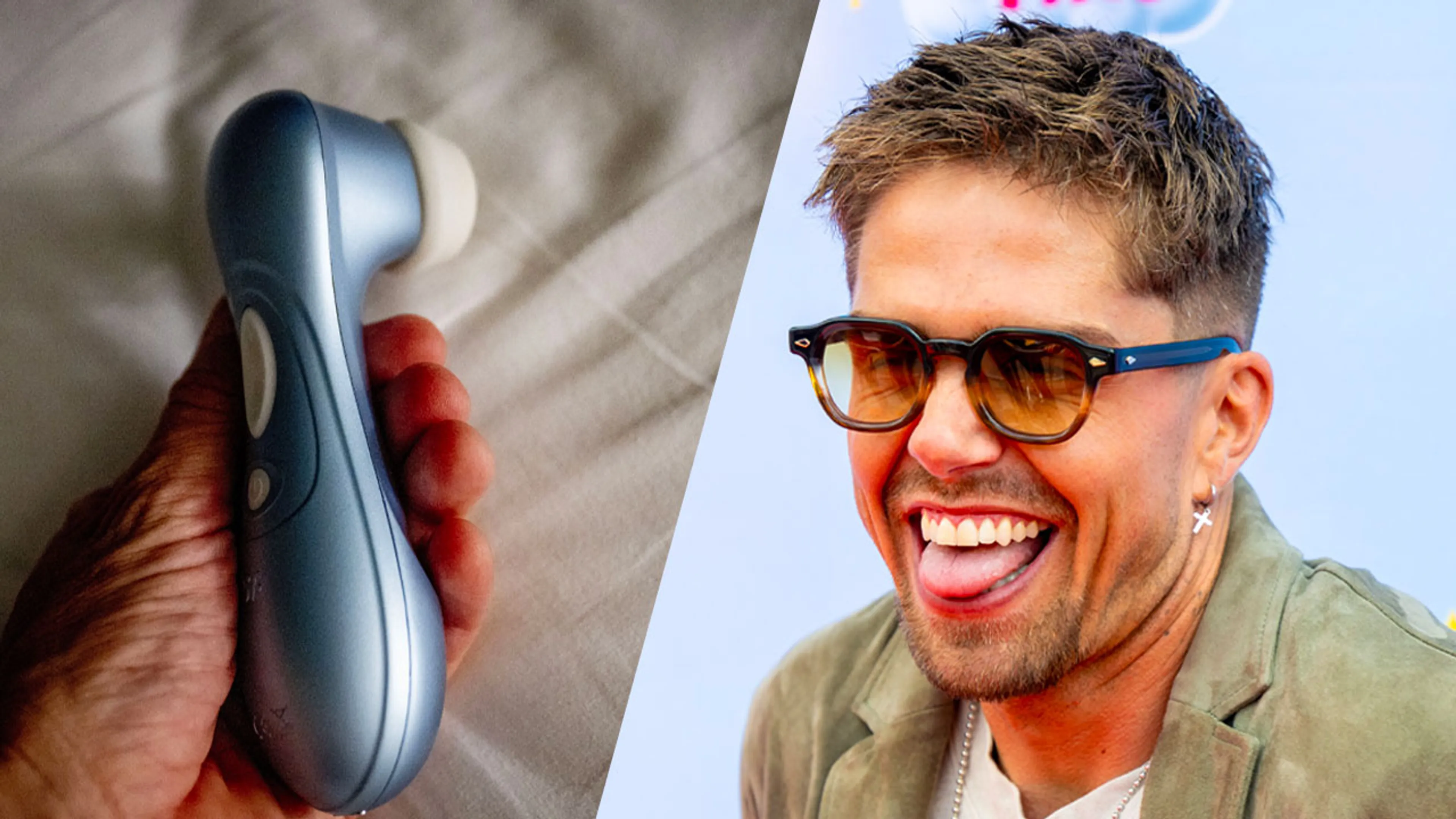 André Hazes is behoorlijk onder de indruk van de Satisfyer: 'Zo’n ding is echt bizar'
