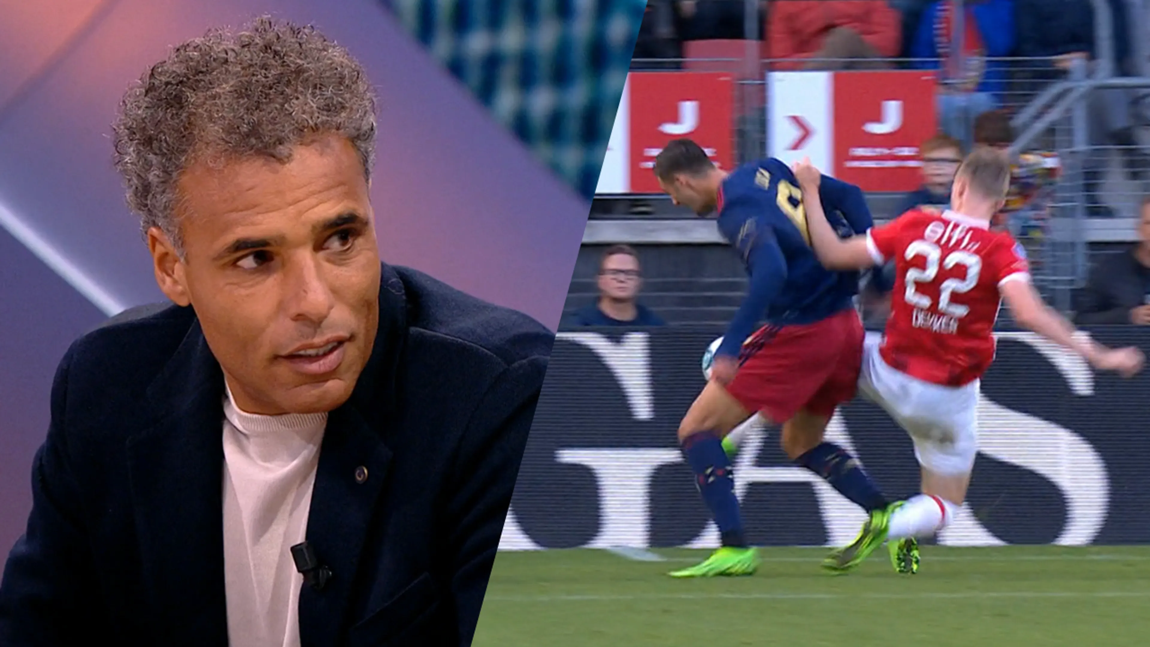 Van Hooijdonk ziet Ajax penalty door de neus geboord worden: ‘Hij raakt helemaal niks’