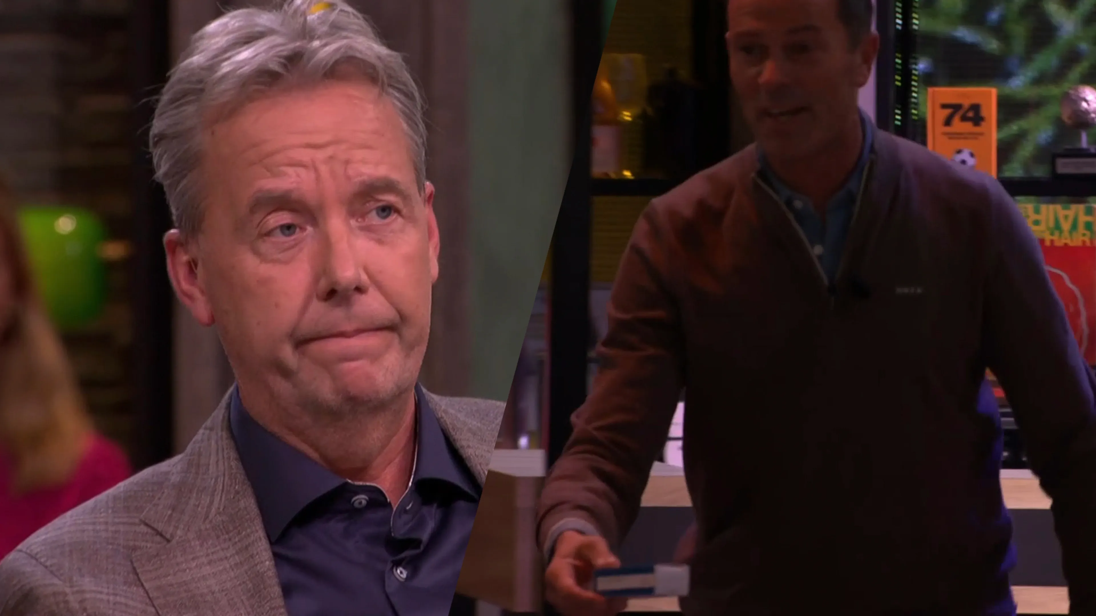 Bas Nijhuis is Valentijn Driessen spuugzat: ‘Ik heb zelfs een doosje paracetamol meegenomen’