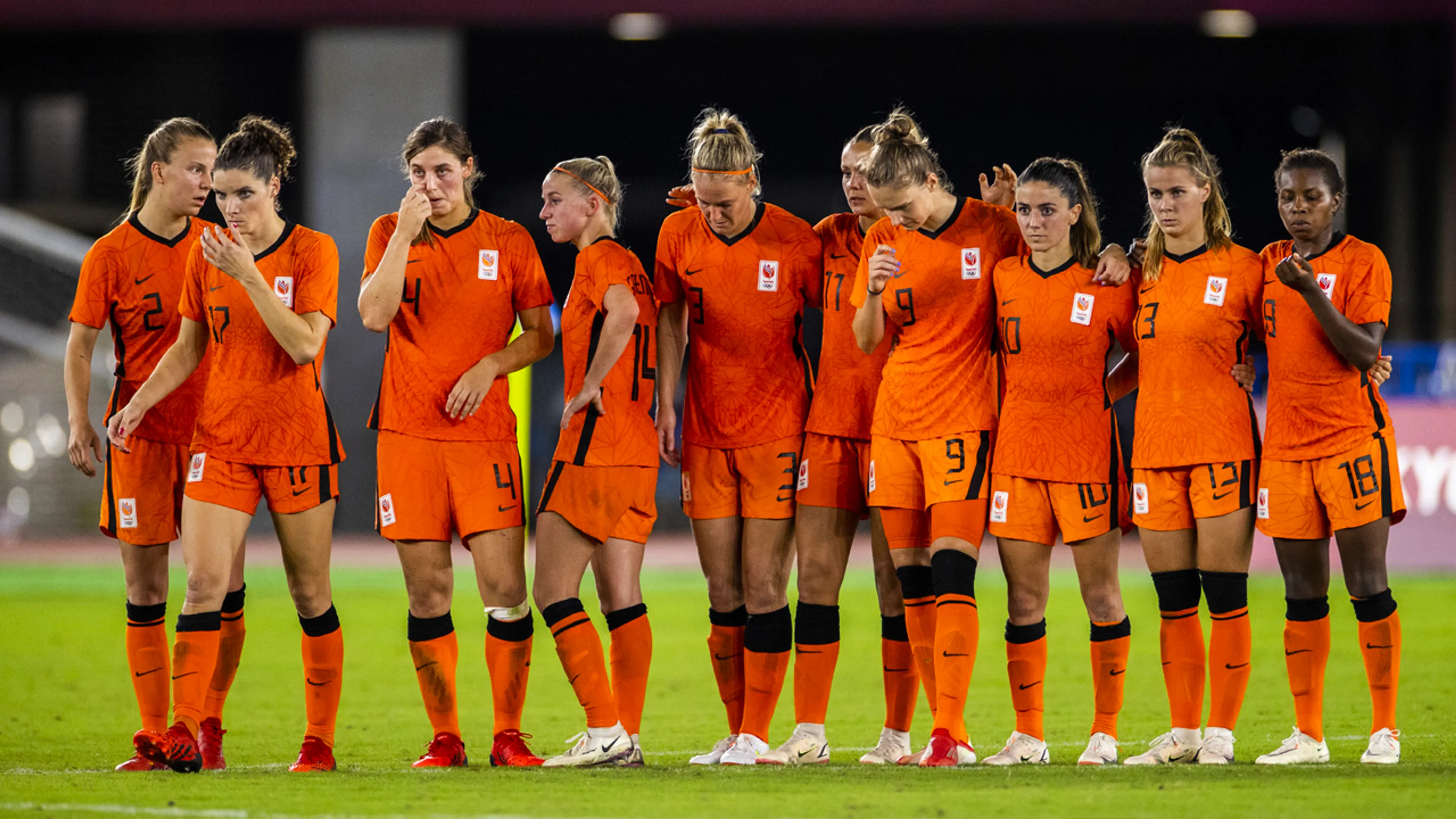 Oranje Leeuwinnen via strafschoppen uitgeschakeld op Olympische Spelen