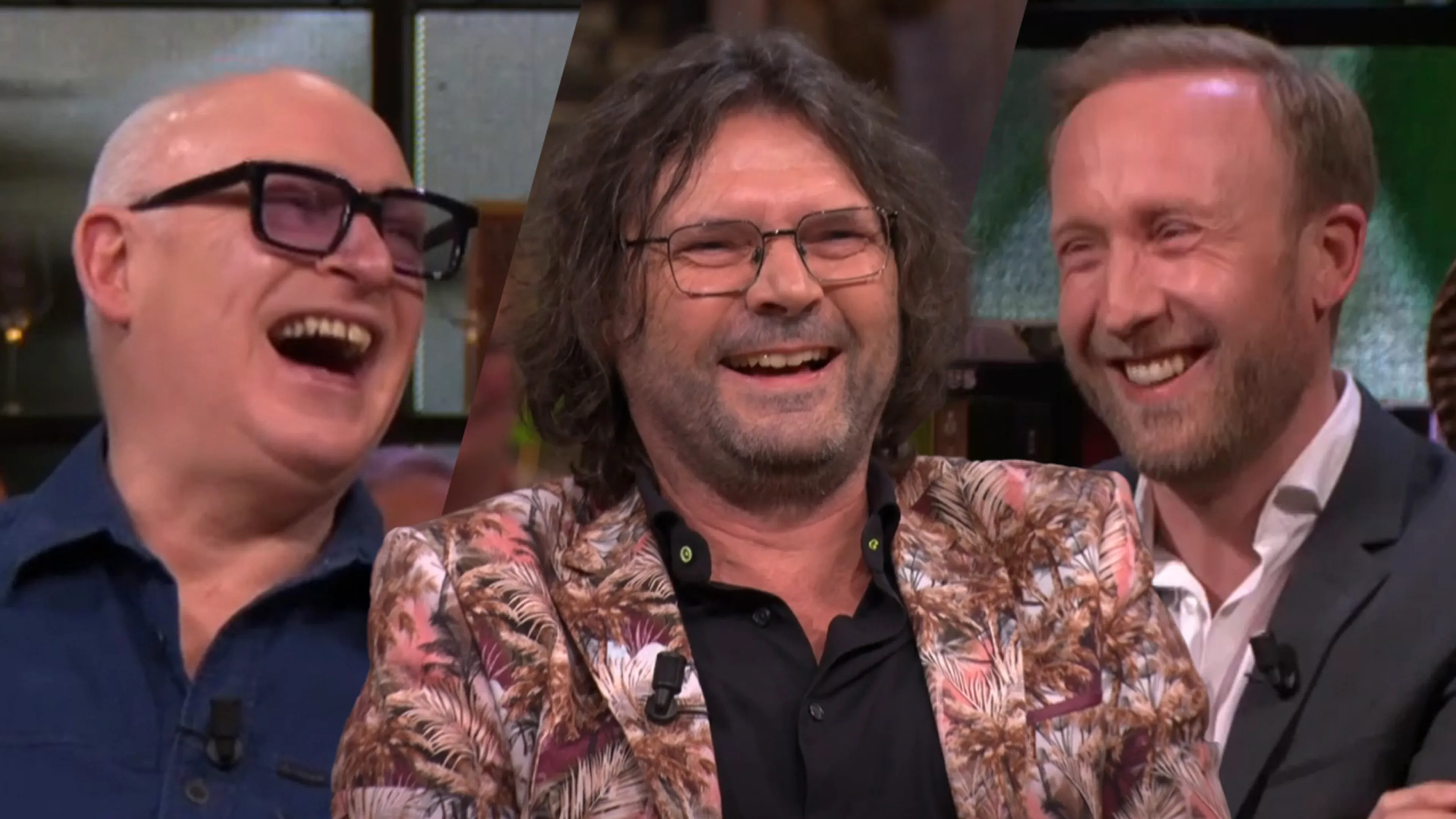 Job Knoester trapt vol in grapje van Raymond Mens, René gaat stuk