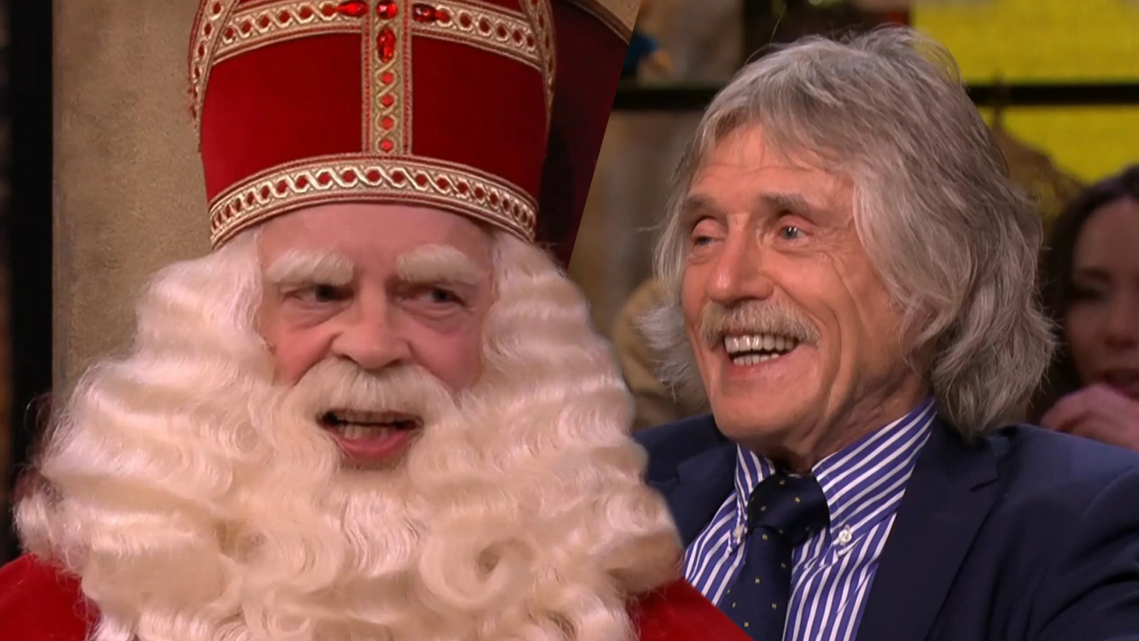 Johan zag 'directeurtje' in andere talkshow: 'Hij mag van mij hier sidekick worden!'