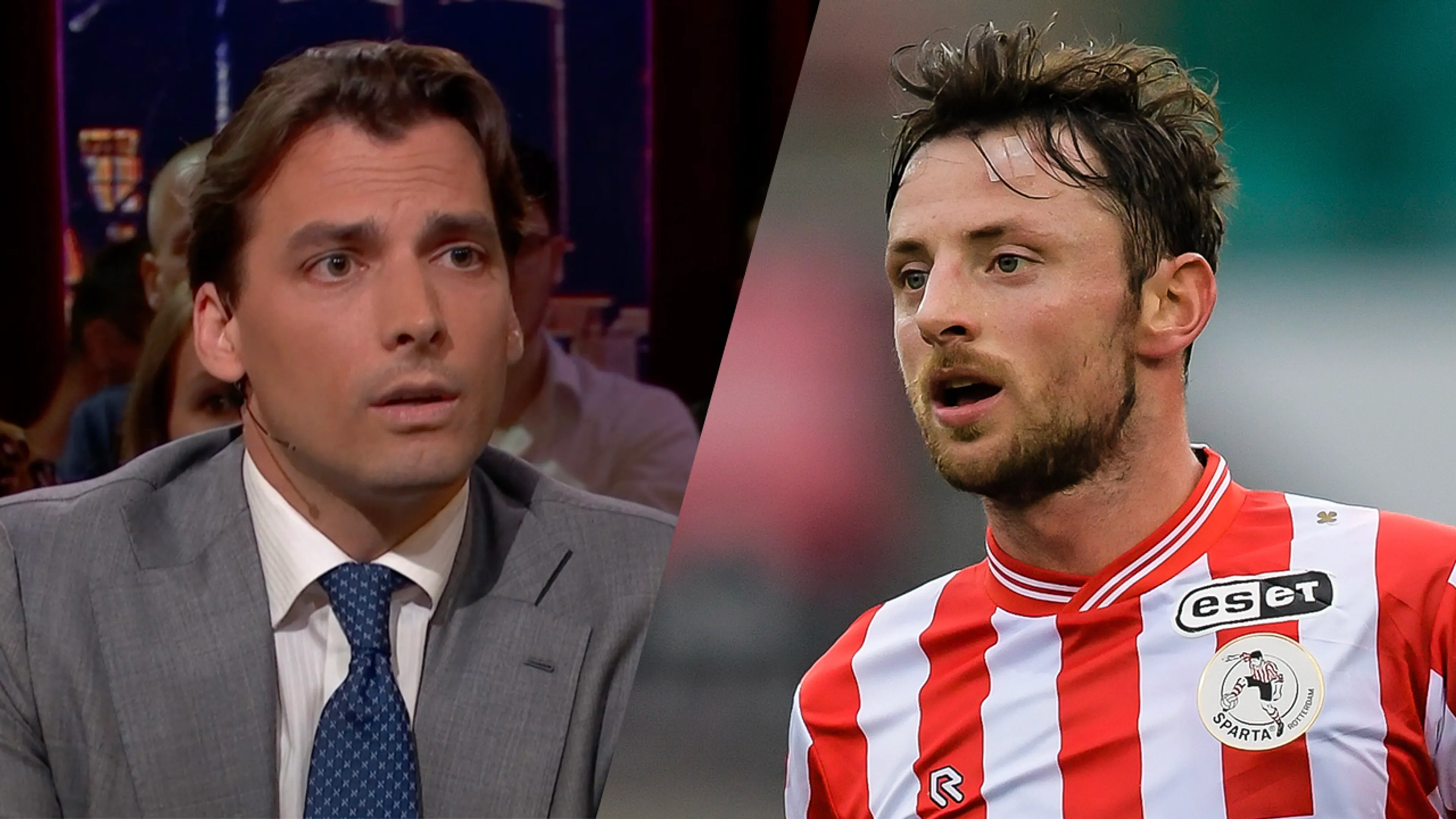 Sparta-verdediger Vriends verbijsterd na gesprek met Baudet: 'Hij zegt waanzinnige dingen'