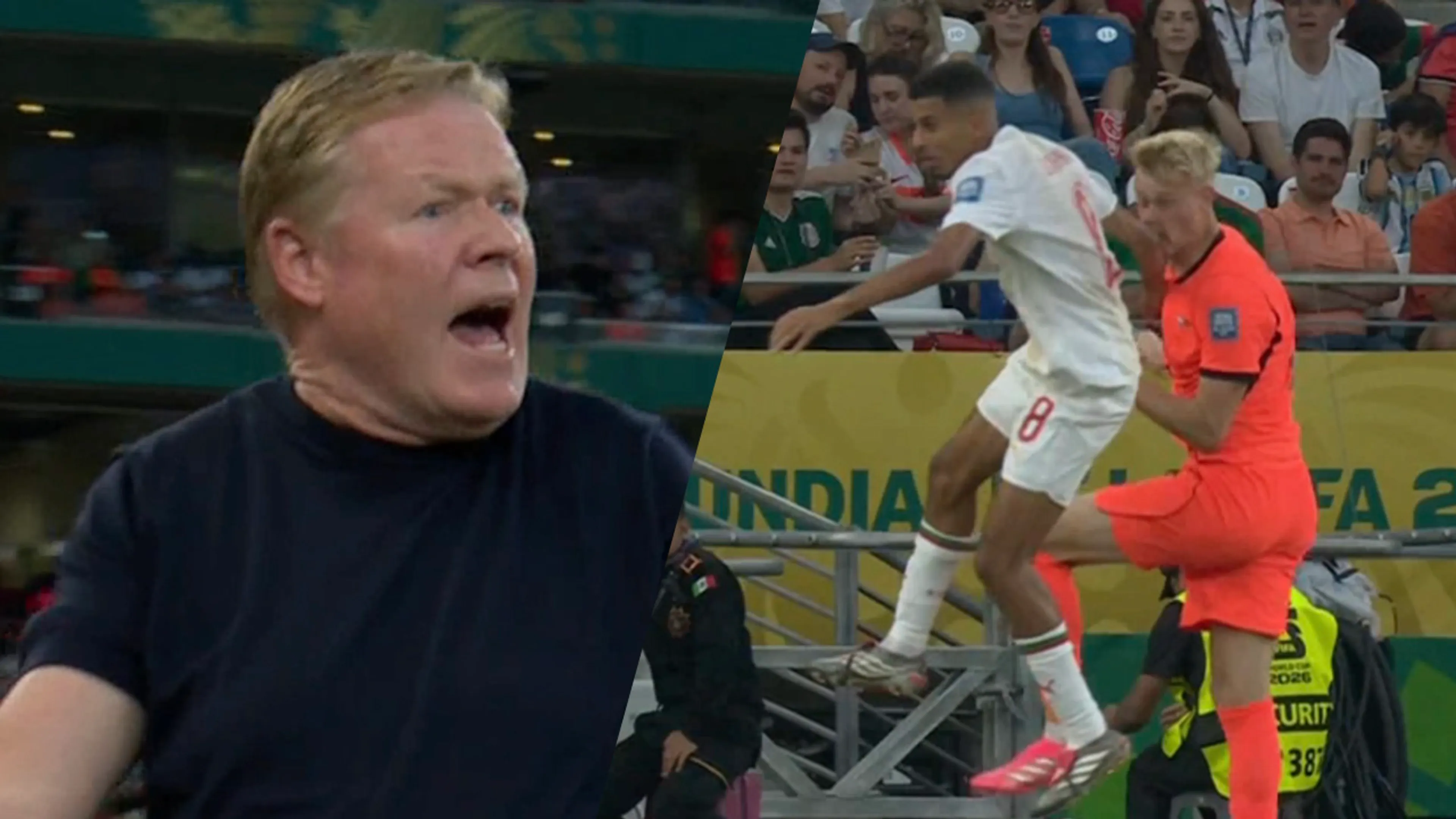 Woede bij Oranje om elleboogstoot op Jan Paul van Hecke: ontsnapt Marokko aan rood?