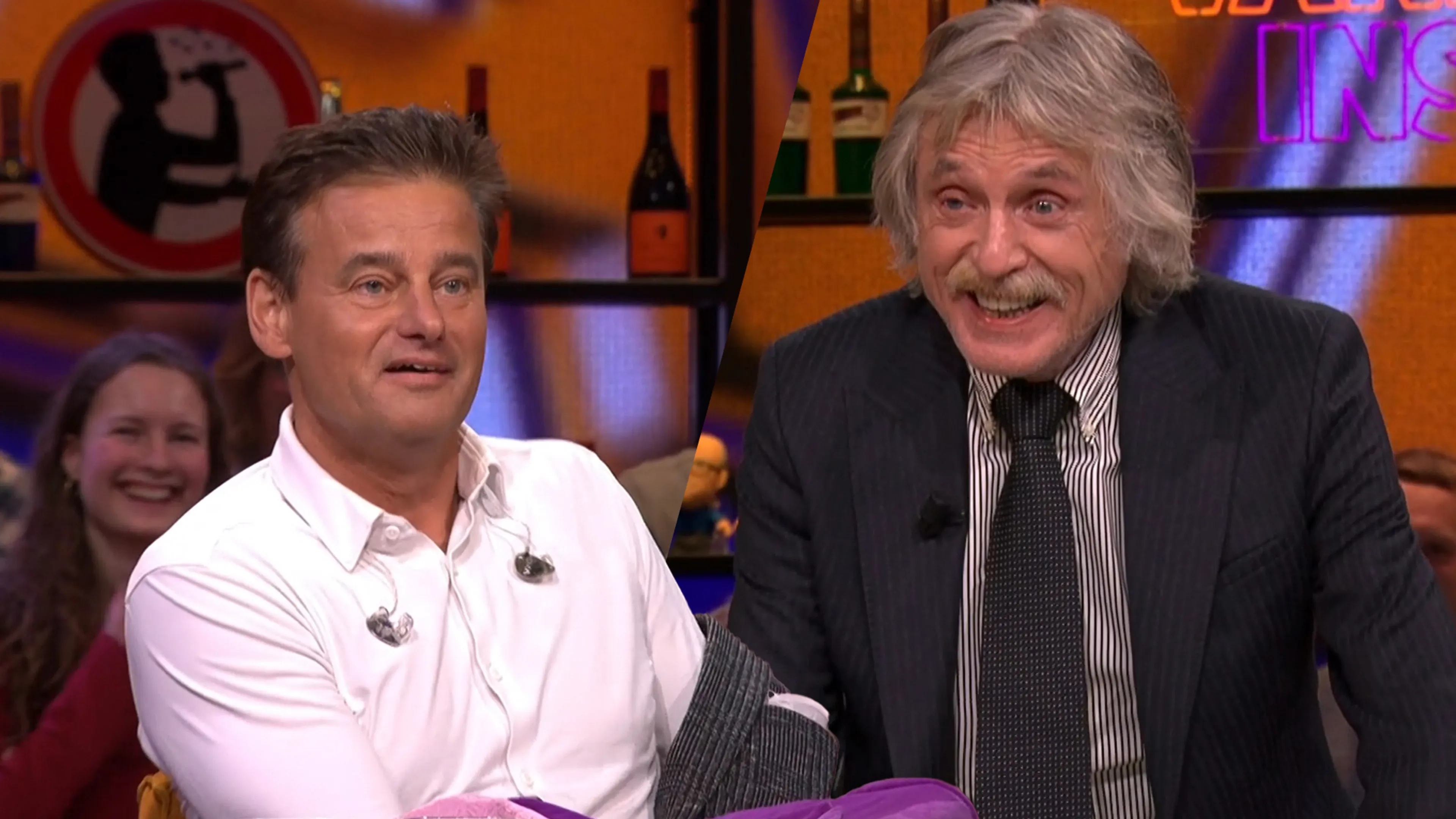 Johan Derksen verrast Wilfred Genee vlak voor optreden: 'Ga je nu al weg?'