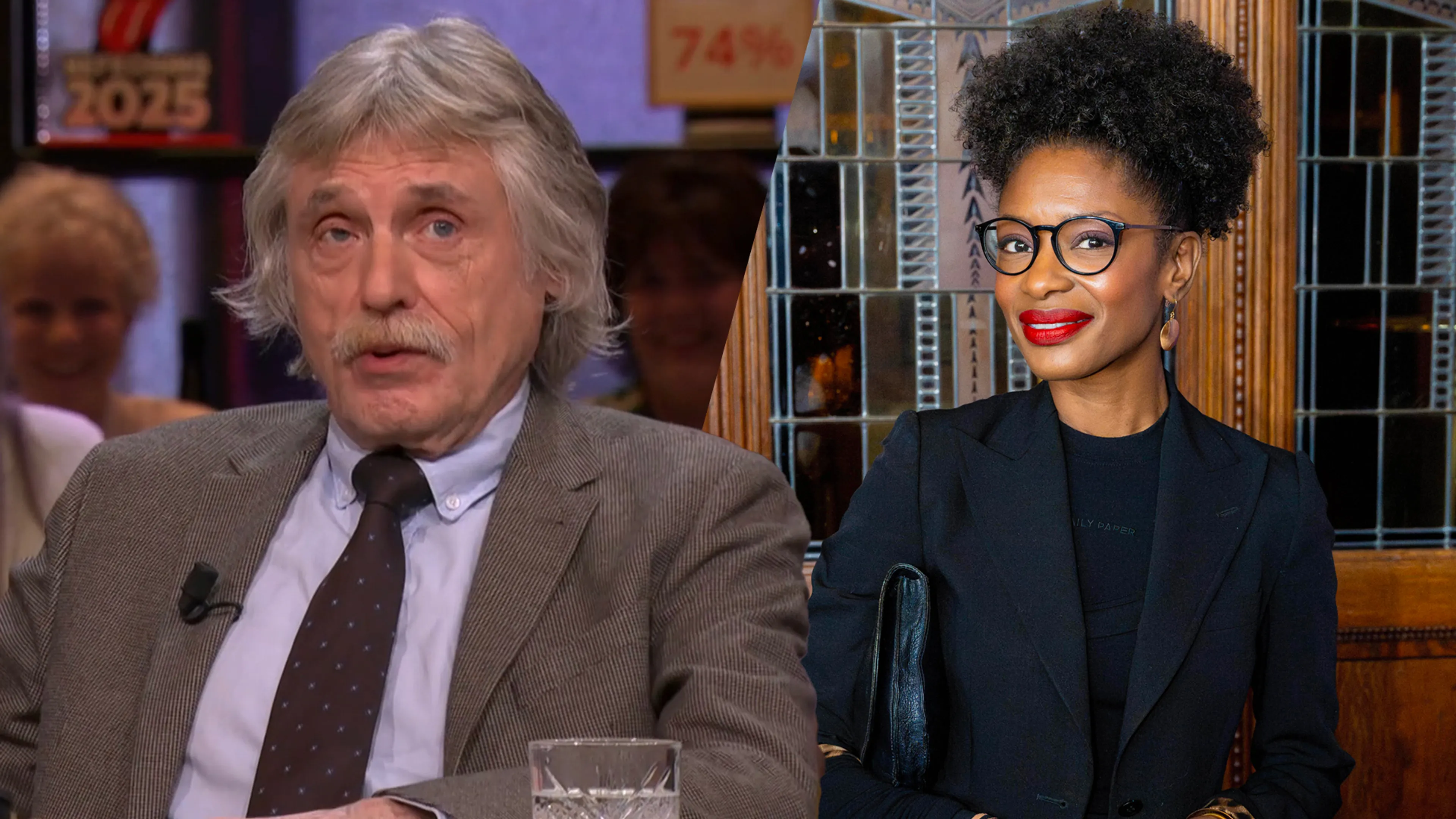 Johan Derksen over Sylvana Simons: 'Verschrikkelijk mens, maar wel een mooie vrouw'