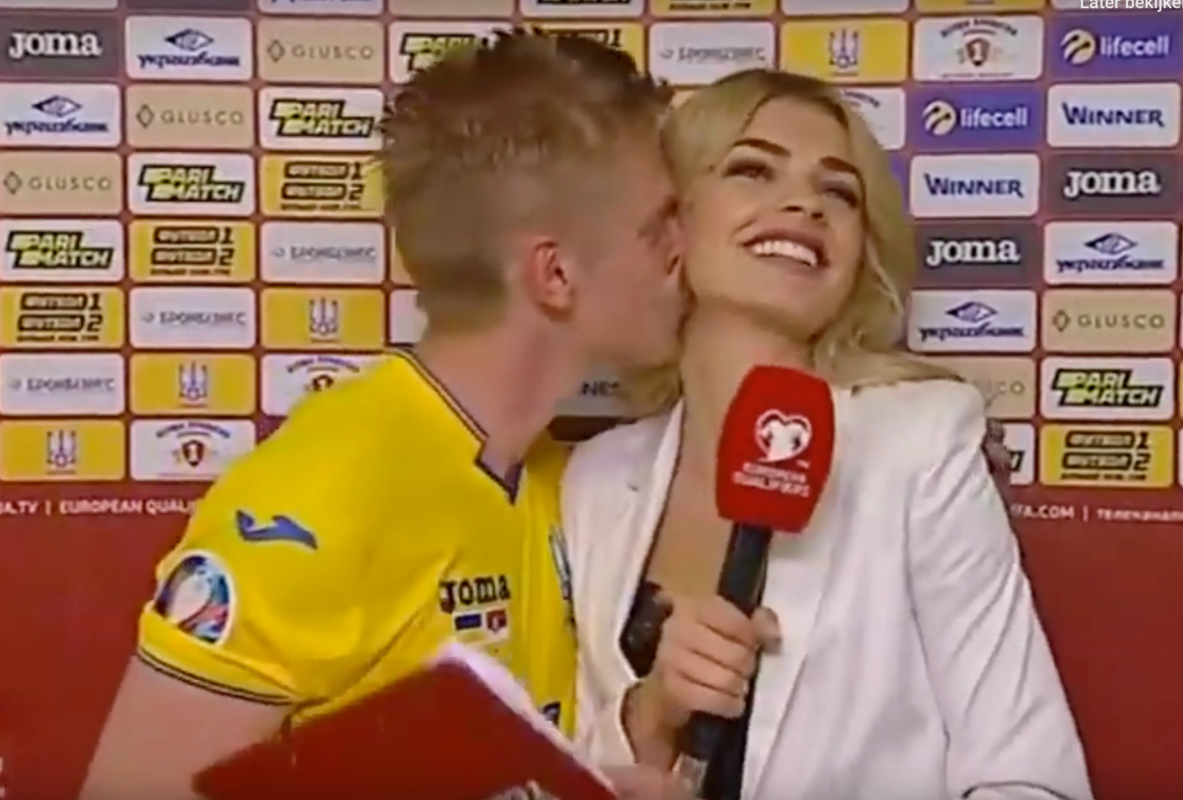 Oud-PSV'er Zinchenko sluit interview op bijzondere wijze af