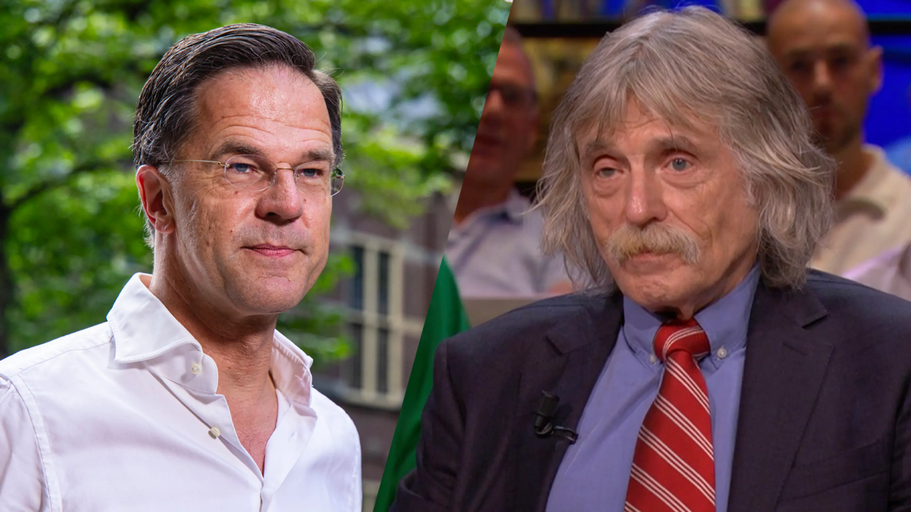 Mark Rutte stuurt tijdens uitzending Vandaag Inside appje gericht aan Johan, Wilfred en René
