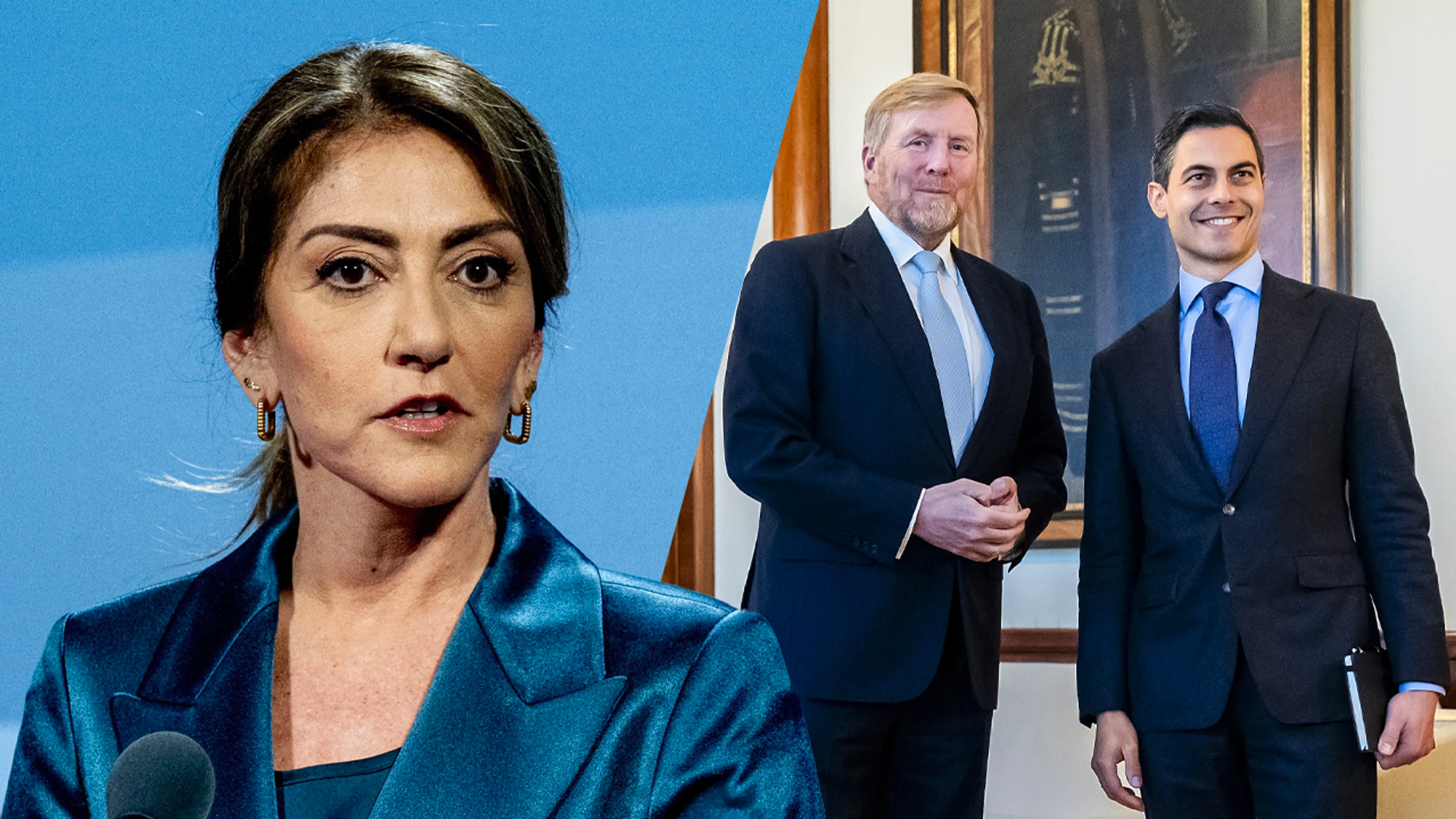 Dit vindt Dilan Yesilgöz van het bezoek van Rob Jetten en het koningspaar aan Donald Trump
