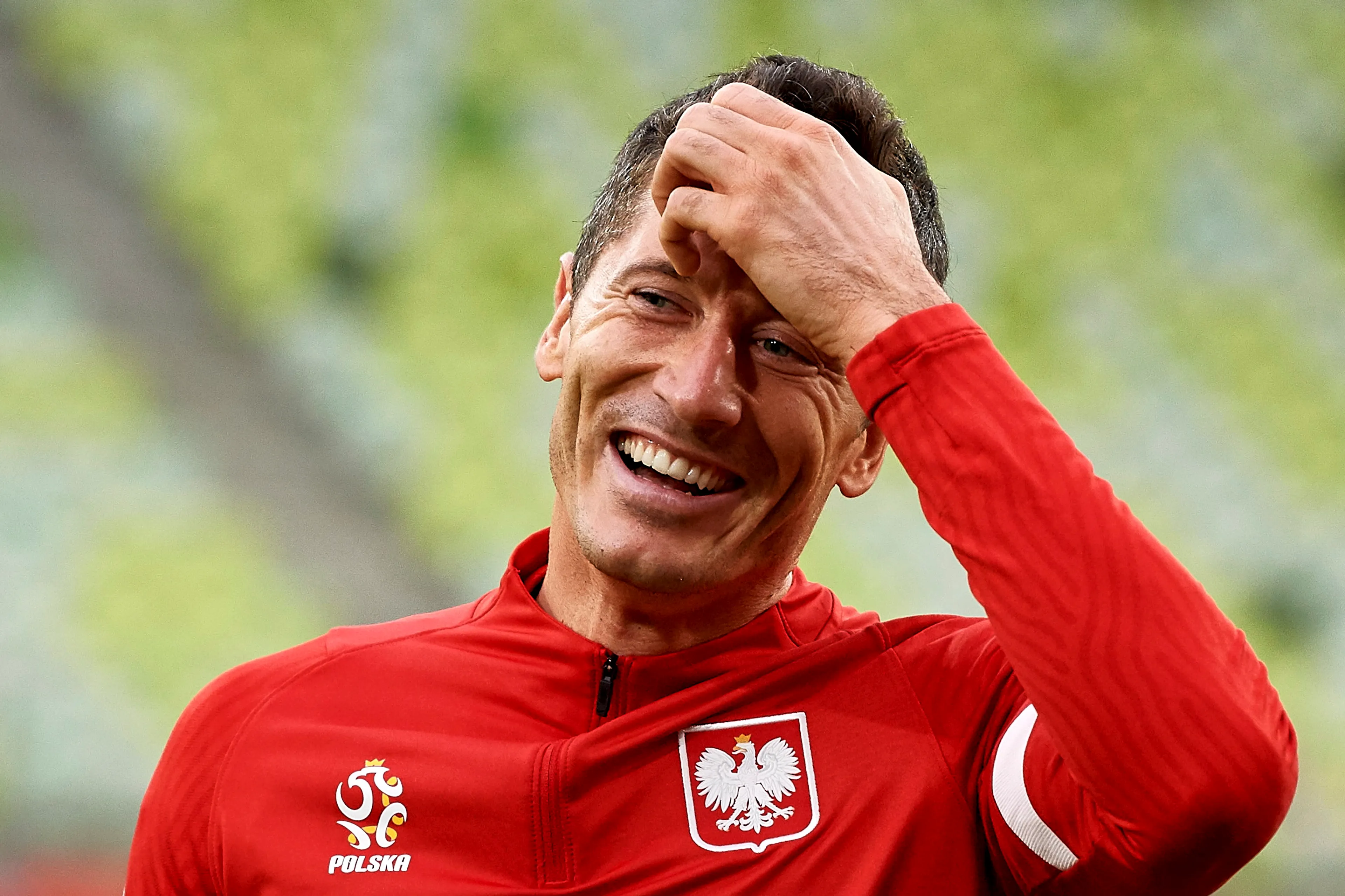 Lewandowski slaapt in bed vol prijzen