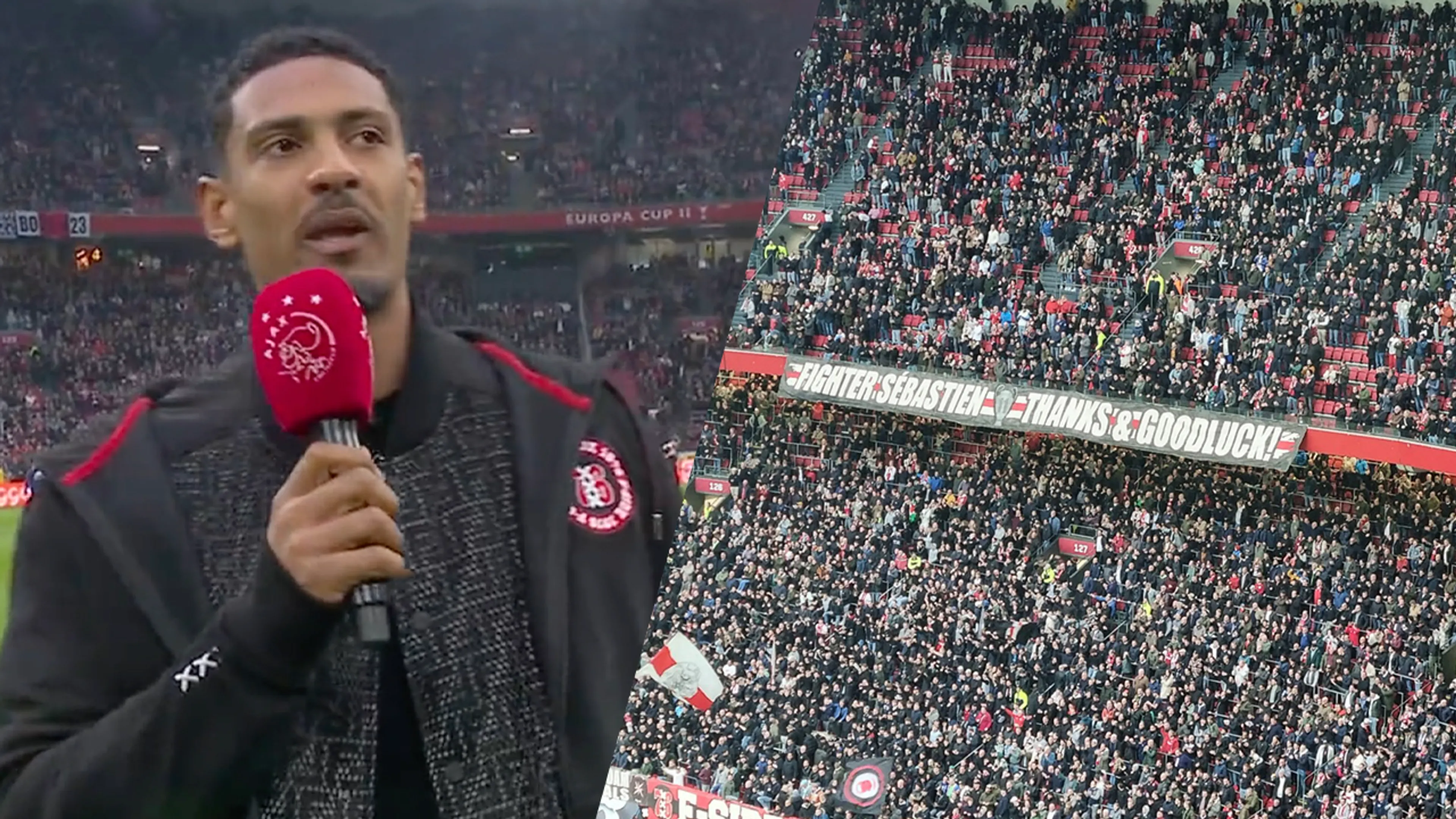 Ajacieden zingen fighter Sébastien Haller toe bij afscheid in Johan Cruijff ArenA