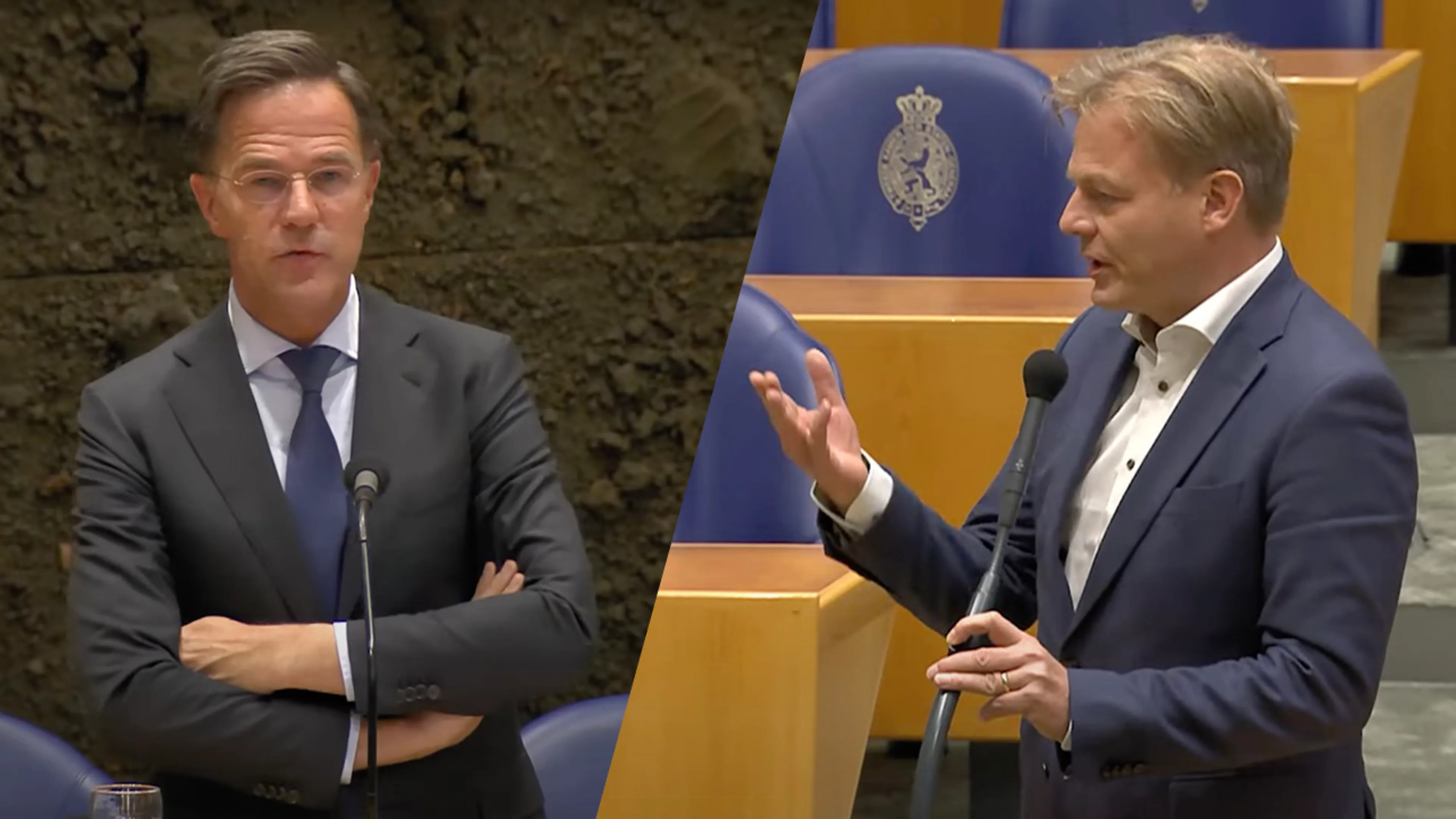 Omtzigt en Rutte botsen: ‘U zakt door een ondergrens’