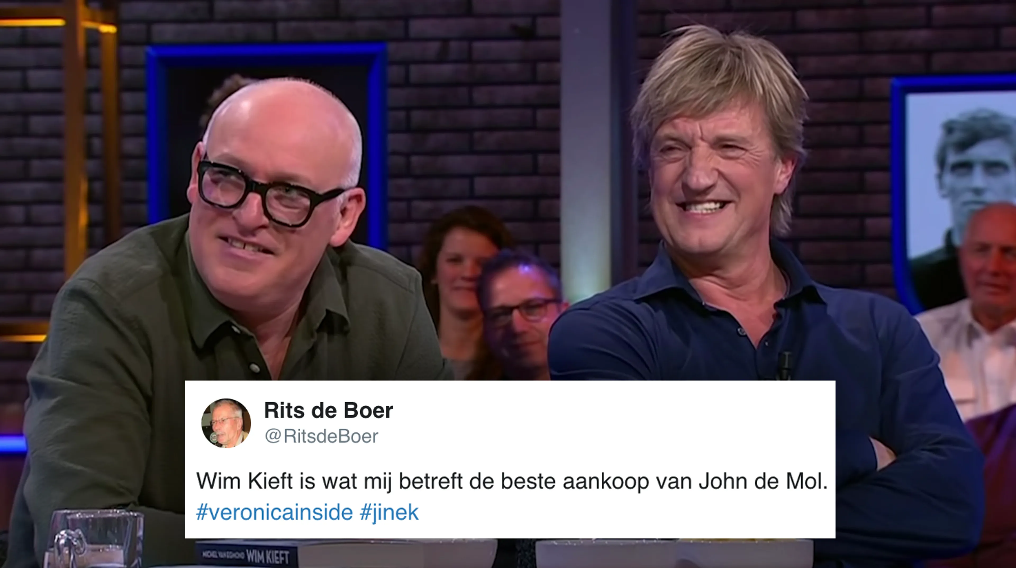 Fans lovend over terugkeer Wim Kieft