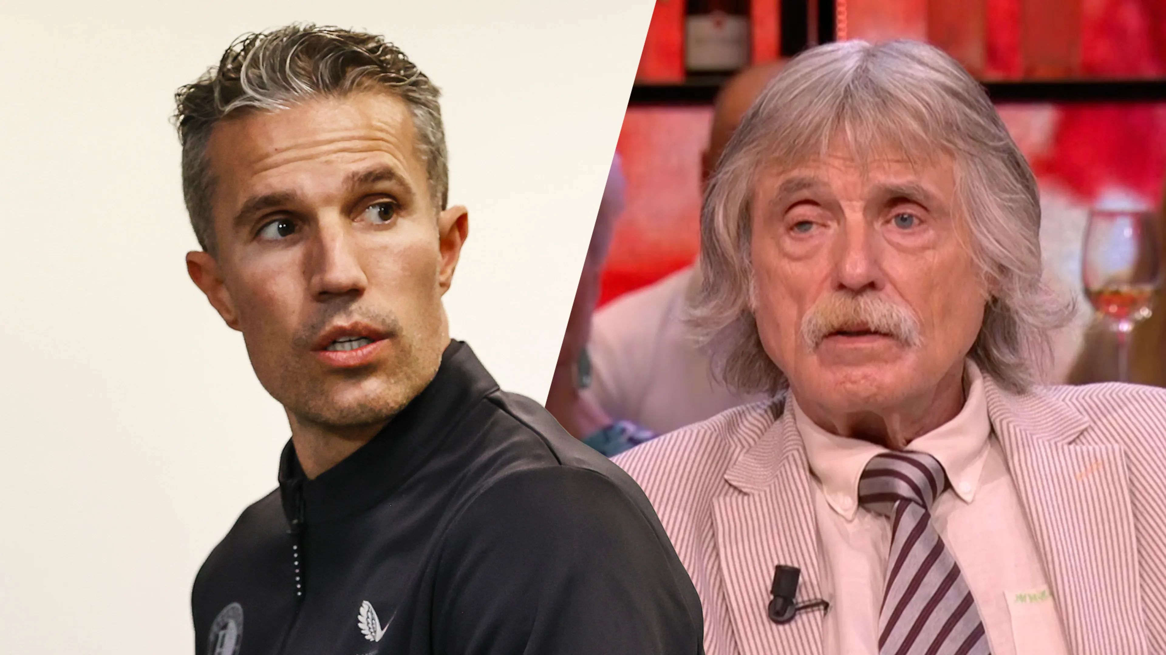 Johan Derksen concludeert: 'Dan is het onverantwoord dat Van Persie de leiding heeft bij Feyenoord' 