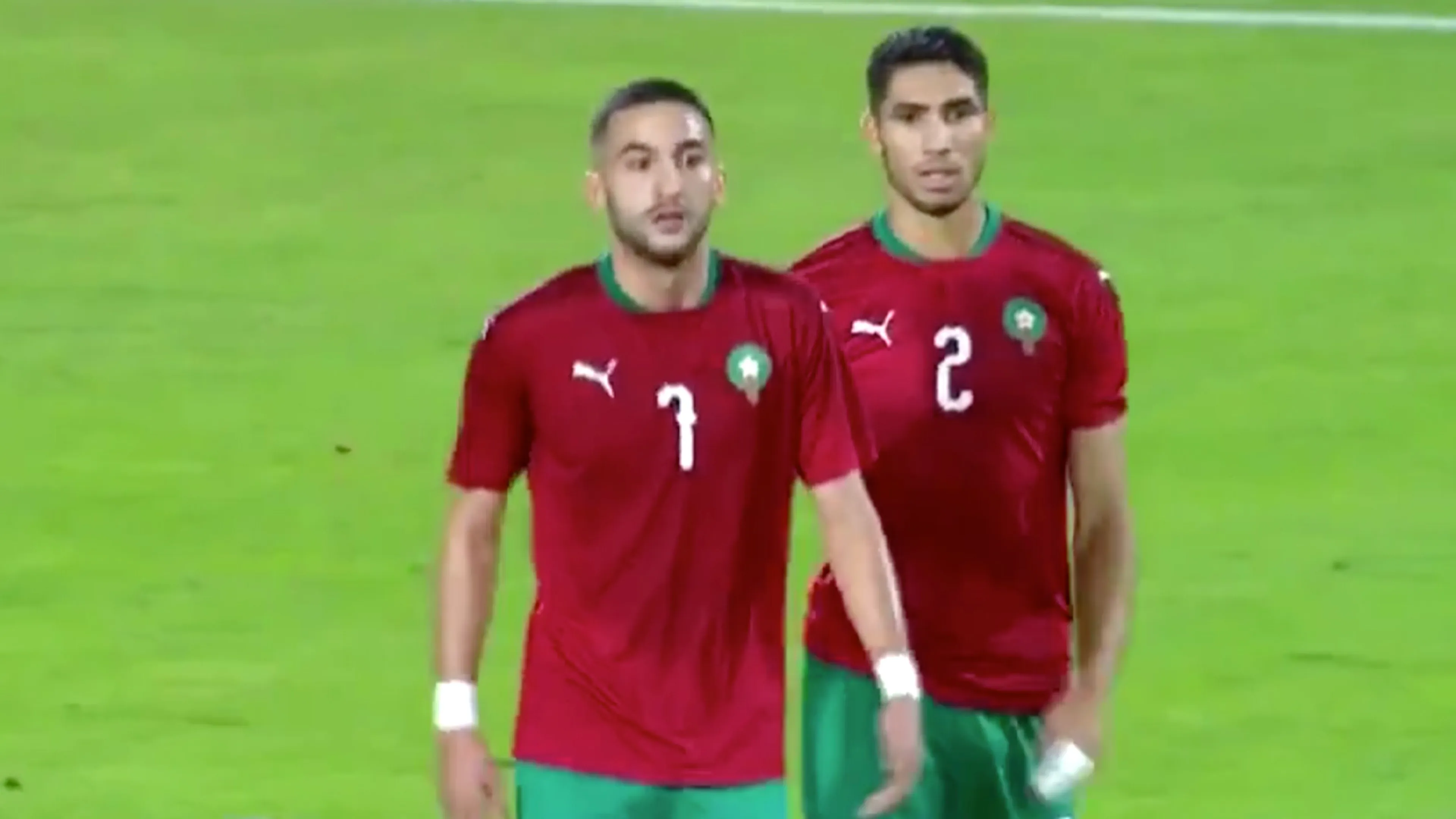 Twee doelpunten en assist in half uur voor Ziyech bij Marokko