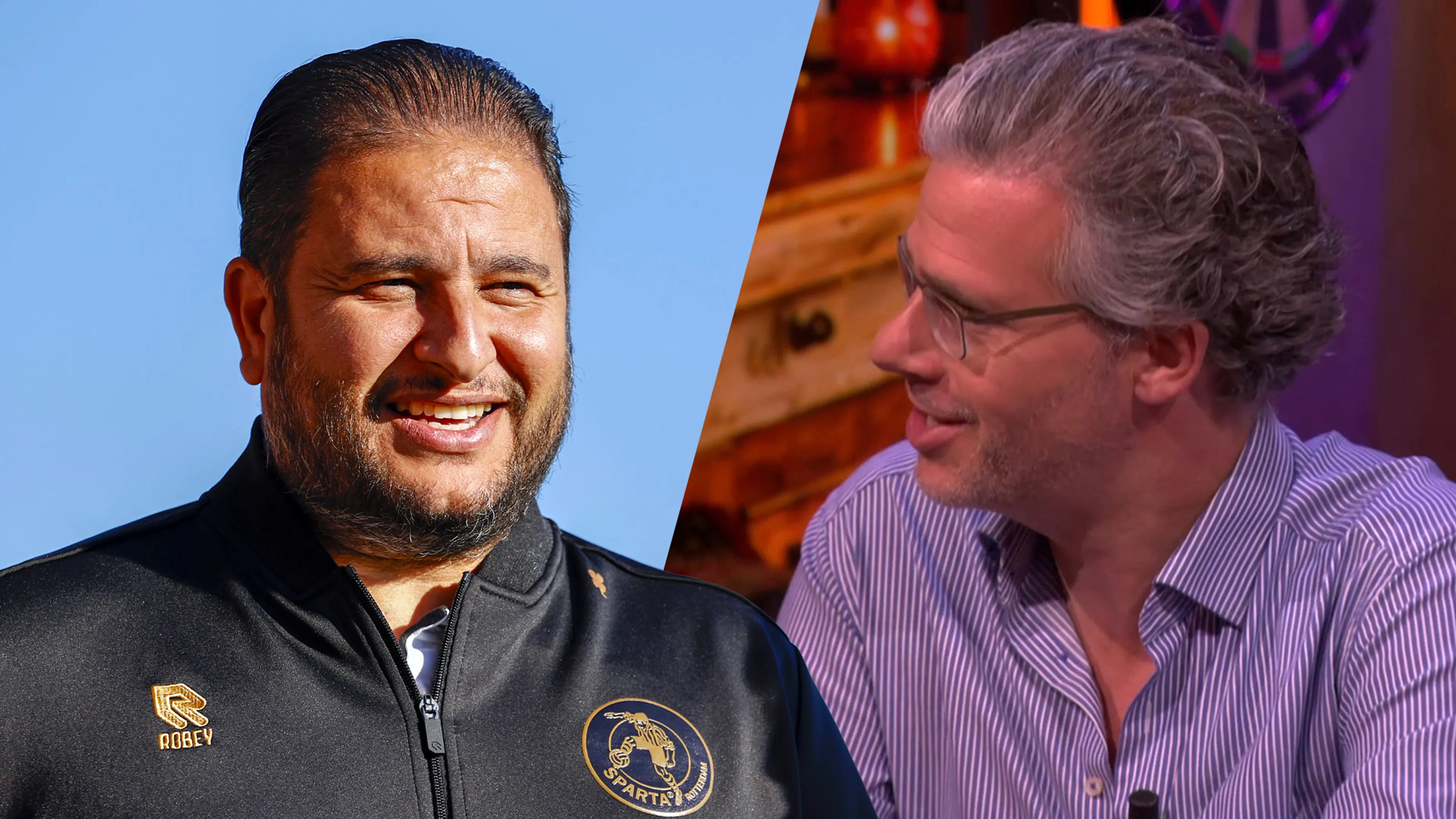 Nourdin Boukhari en Erik Dijkstra woensdagavond te gast bij Het Oranje Café