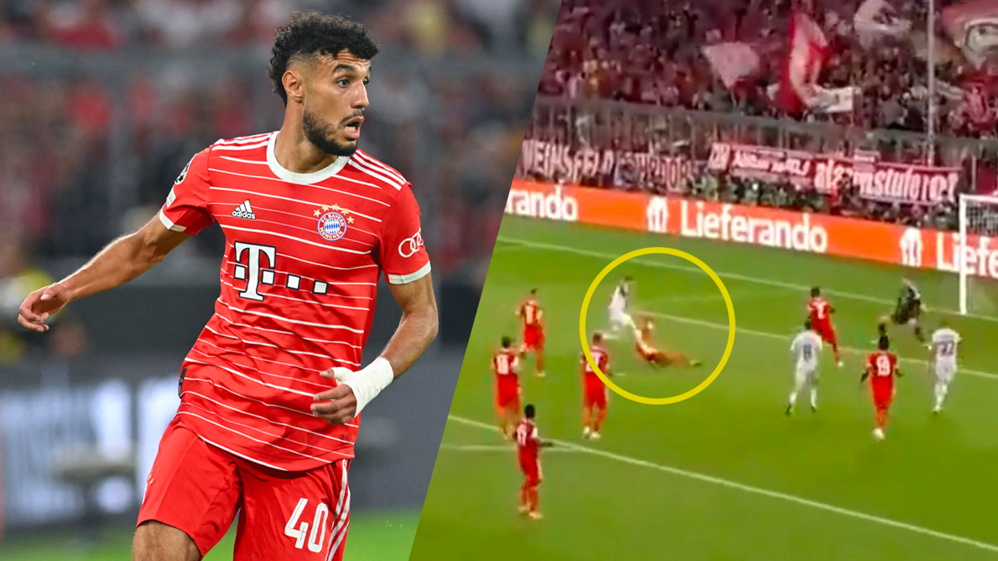 Video: Mazraoui maakt indruk met geweldige ingreep op open kans Lewandowski