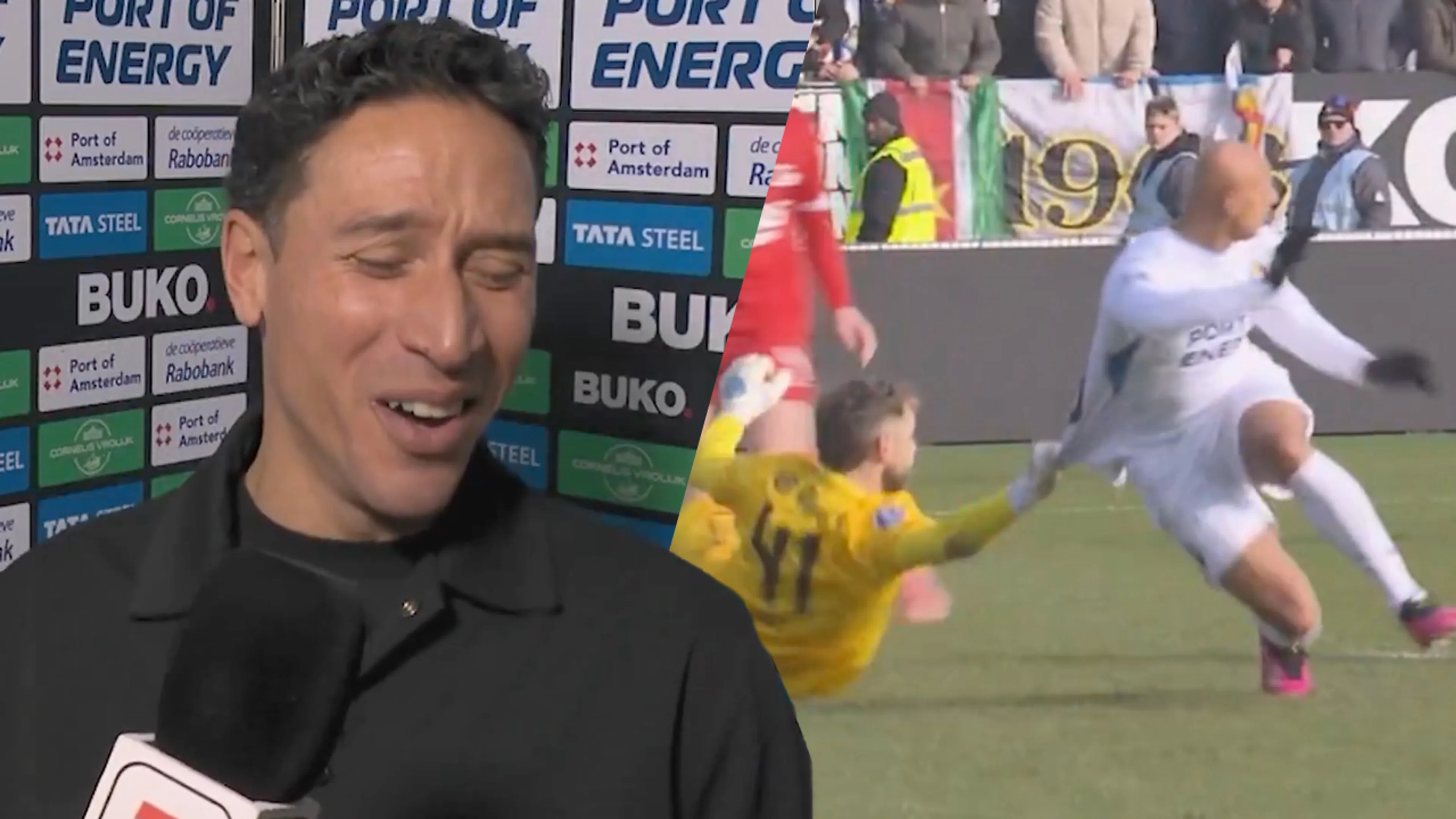 Telstar-coach Anthony Correia gaat stuk om VAR-blunder: ‘Dit is wel erg!’