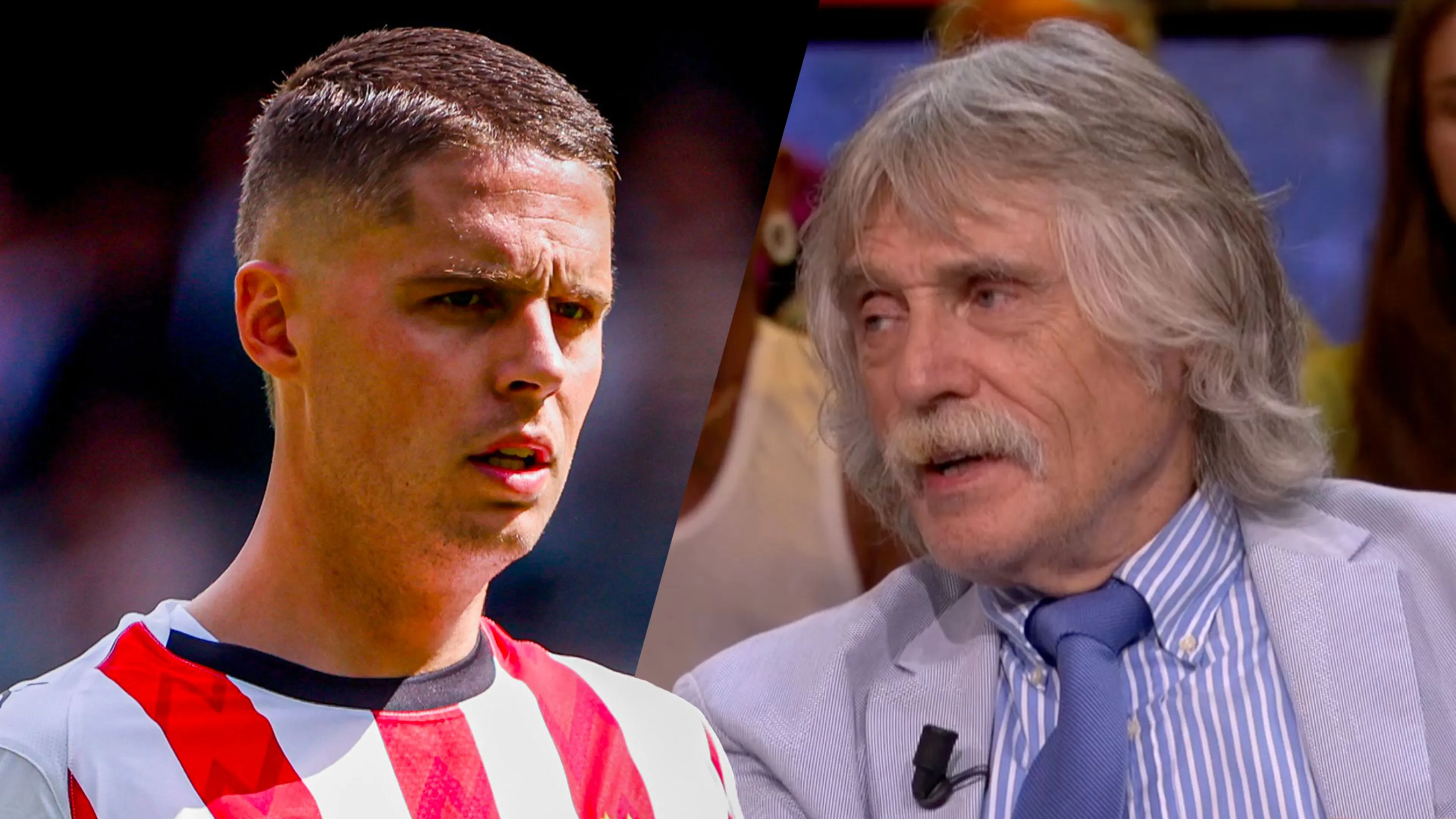 Johan Derksen over Joey Veerman: 'Hij heeft het echt te hoog in zijn bol!' 