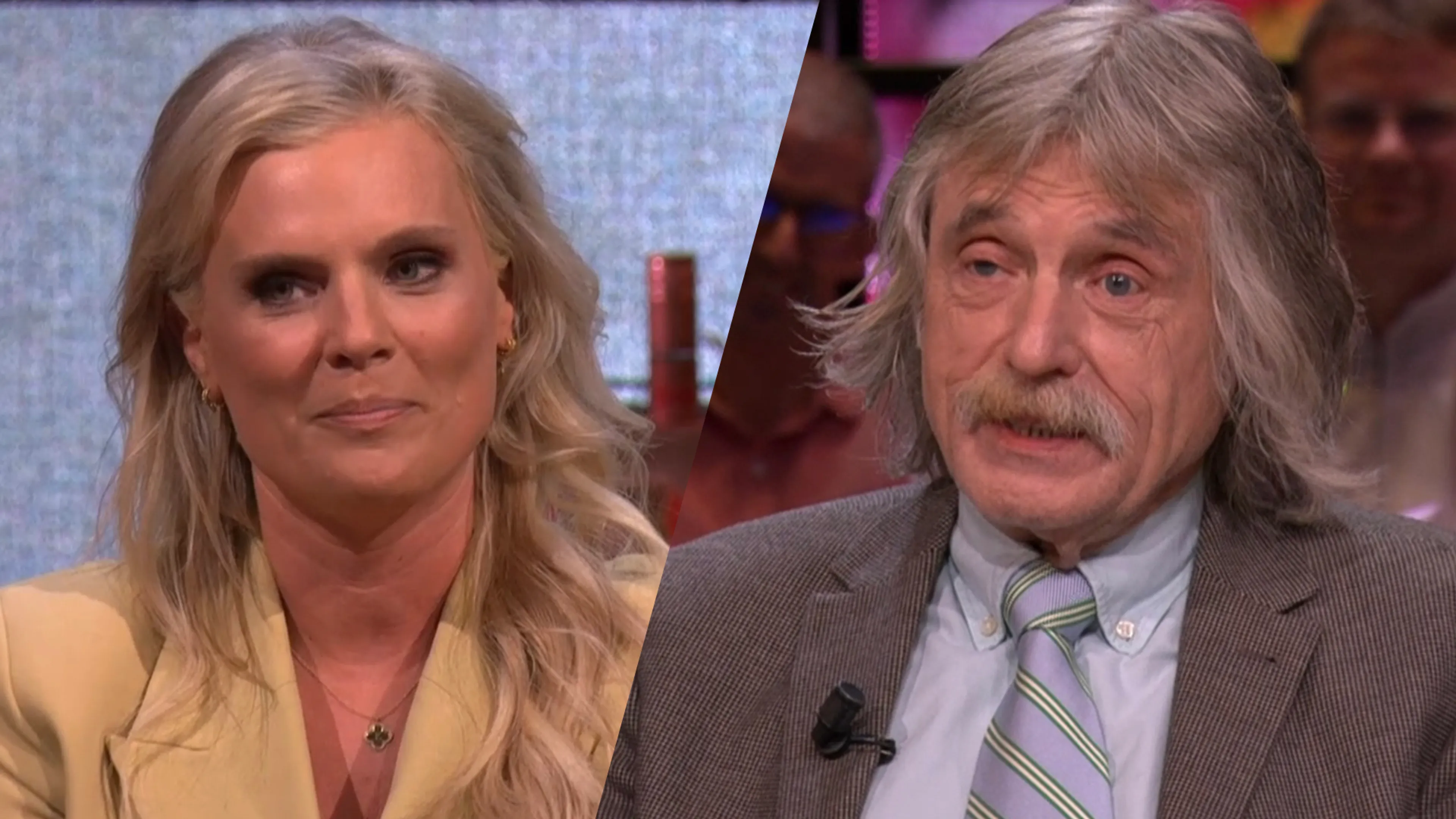 Johan reageert op sneer van Eveline Stallaart: 'Wat wil ze nou?!'