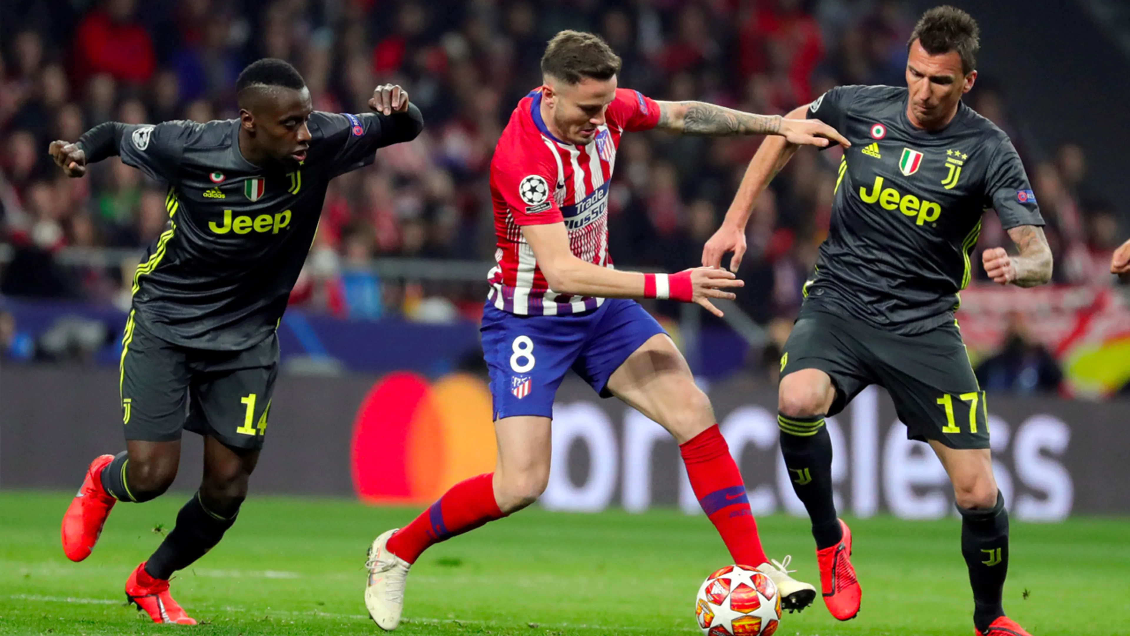De opstellingen van Juventus en Atlético: oud PSV'er Arias tegenover Ronaldo