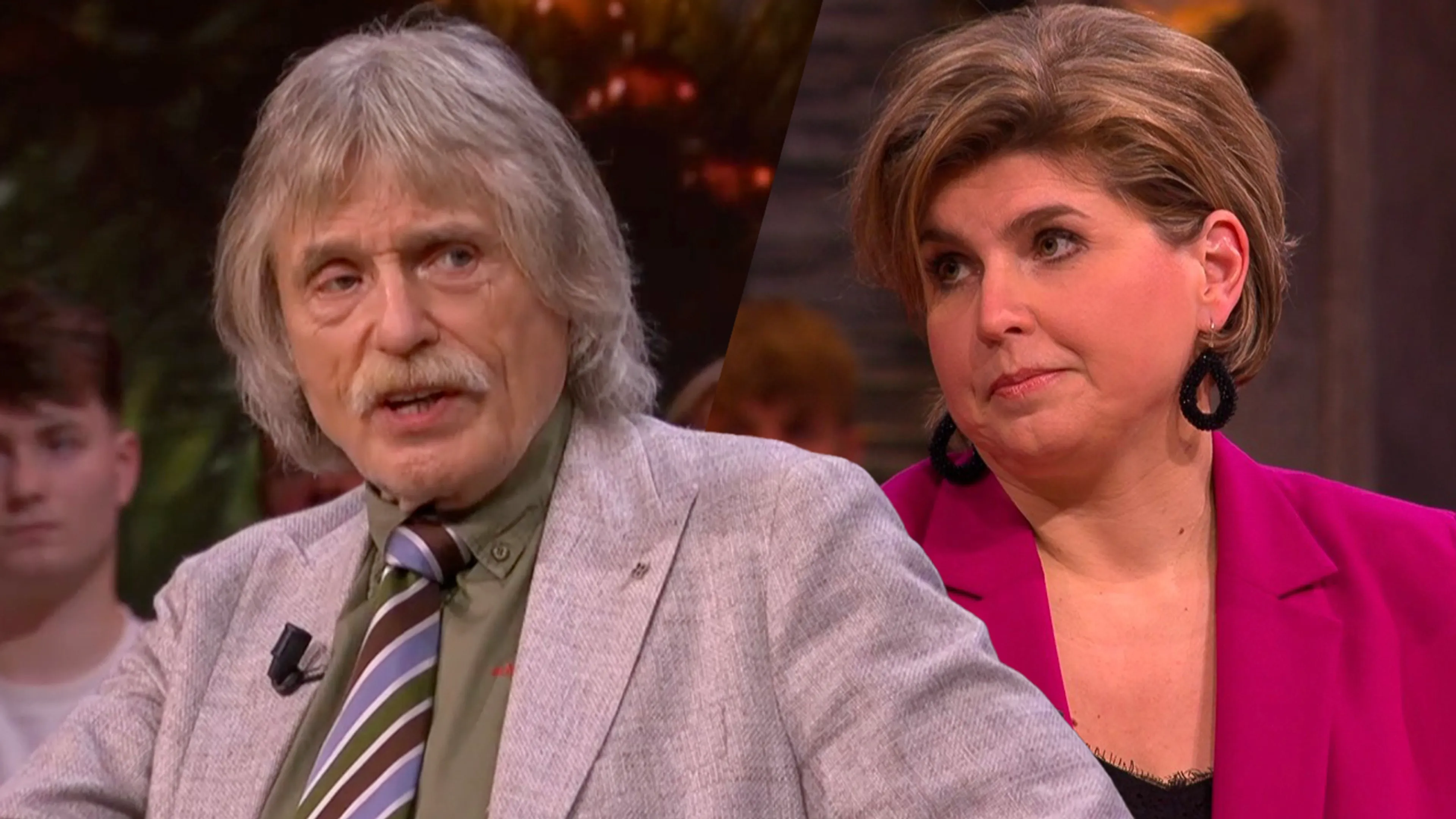 Johan Derksen over columns Angela de Jong: 'Een beetje do-re-mi-fa-sol, weer een blaadje vol'