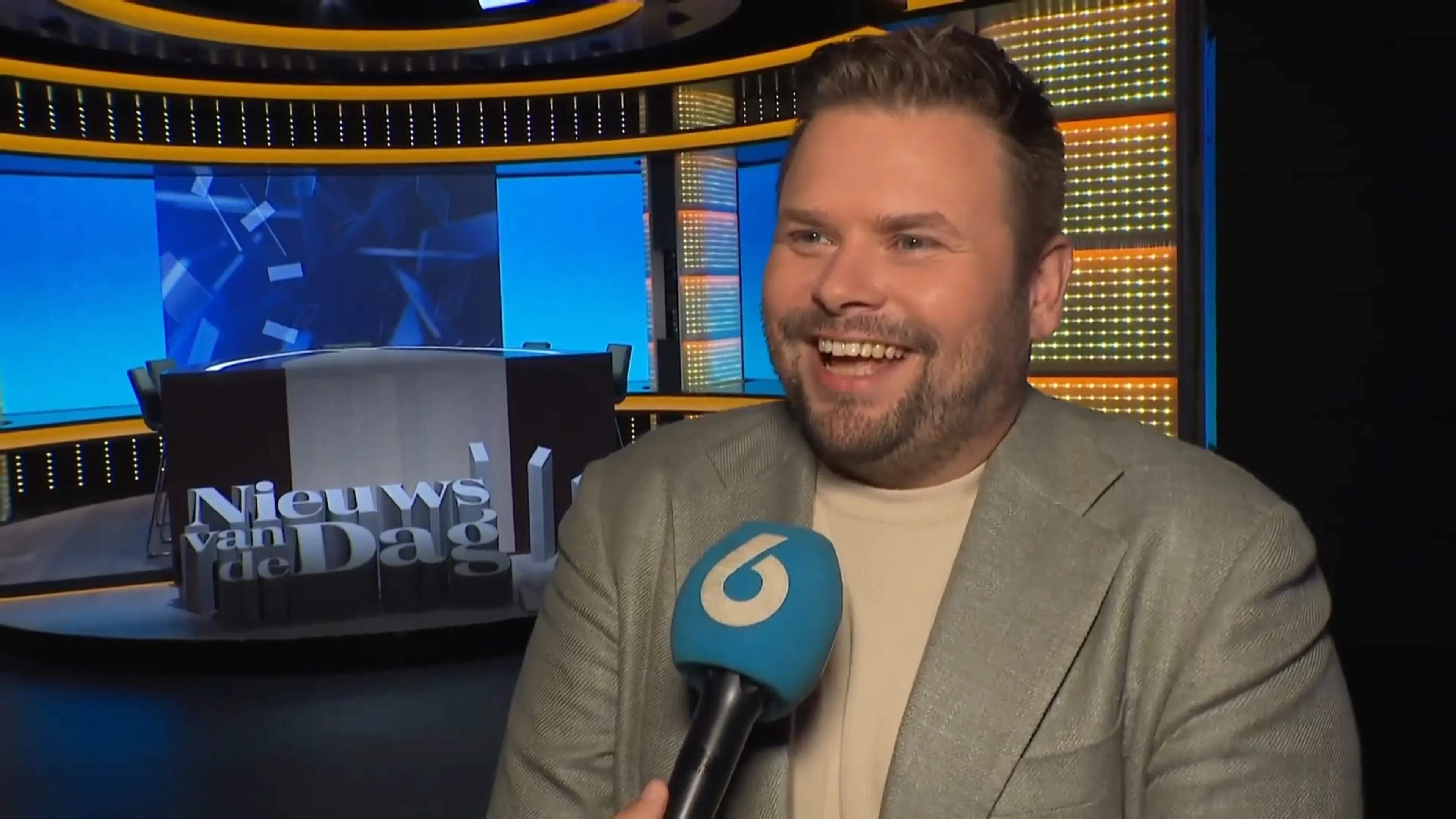 Thomas van Groningen reageert op plek in voorlopige top 10 voor Televizier-Ring Presentator 2026