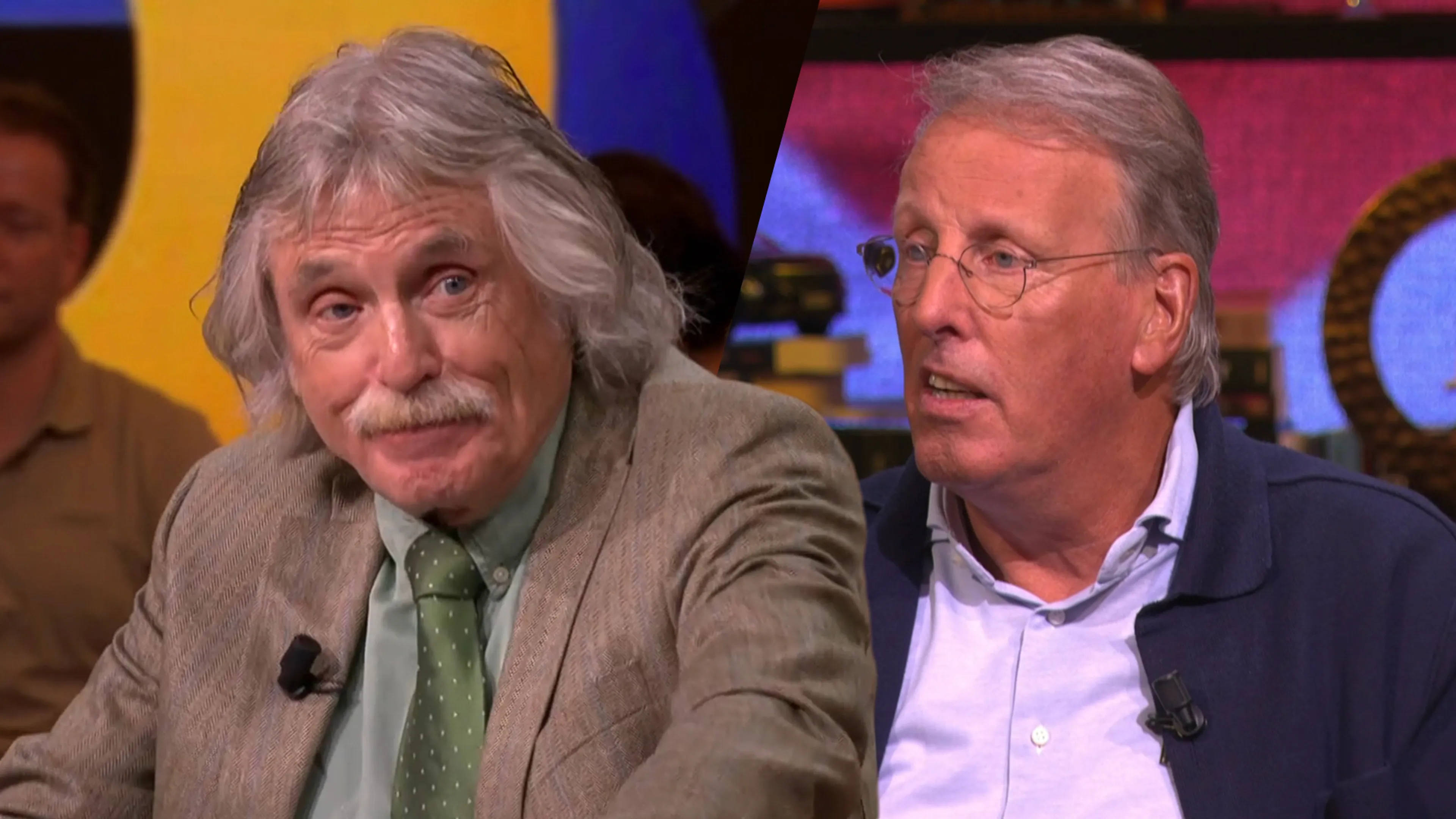 Johan Derksen hoort Chris Woerts leeglopen: 'Hij heeft op Curaçao een zonnesteek opgelopen!'