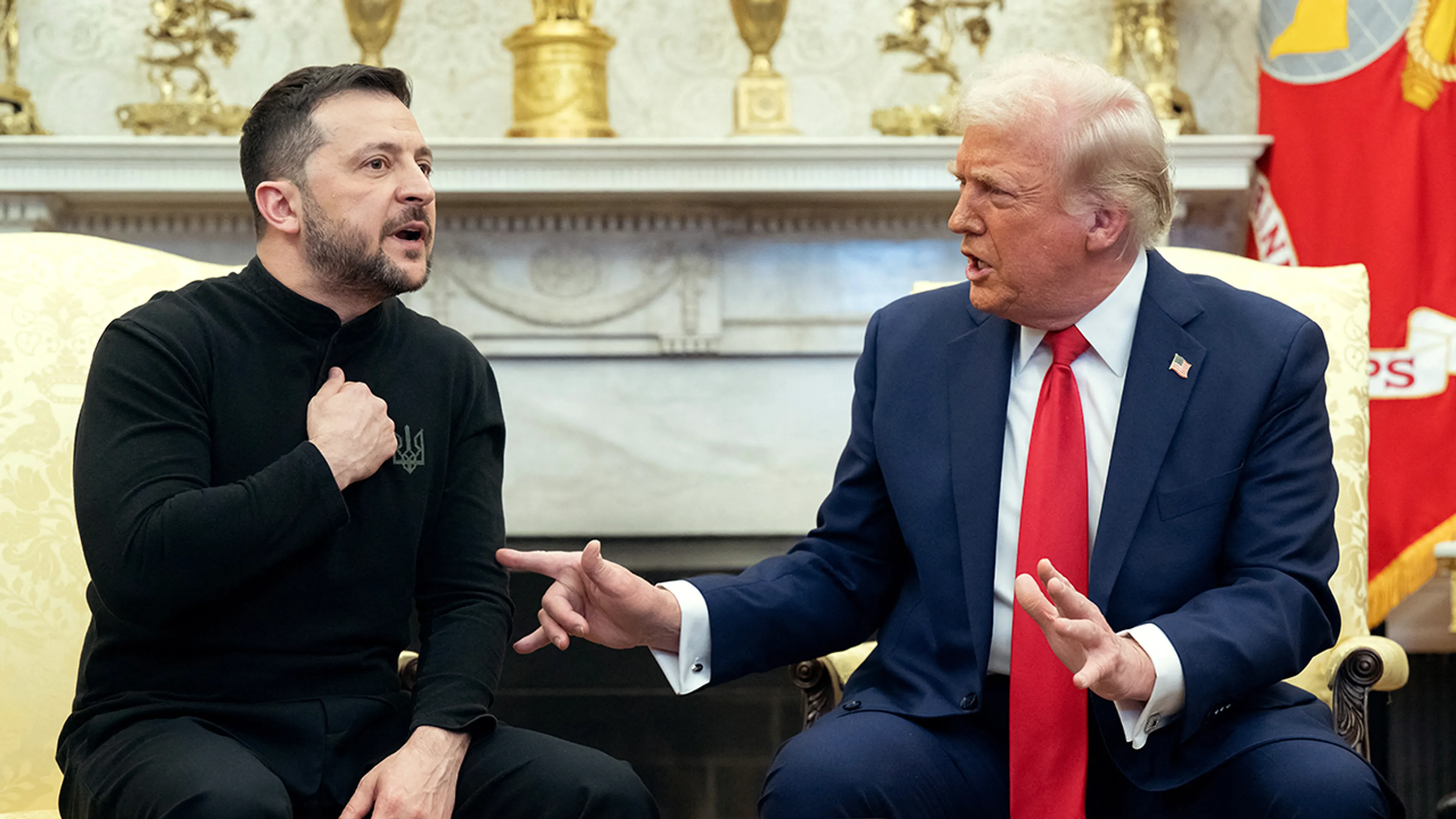 Fractievoorzitters uit Tweede Kamer nemen het op voor Zelensky na ruzie Trump: 'Diep respect'