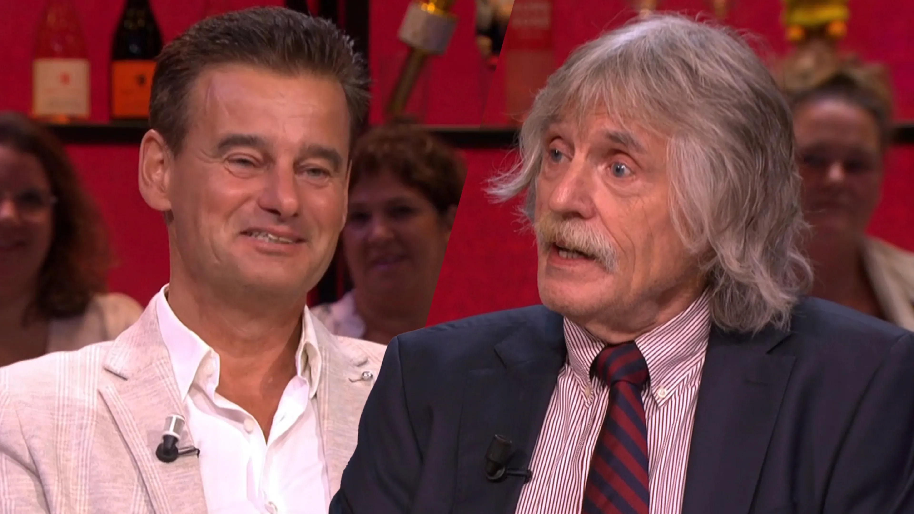 Wilfred Genee schiet in lach na onthulling Johan Derksen over Astrid Holleeder: ‘Dit mocht je niet vertellen!'