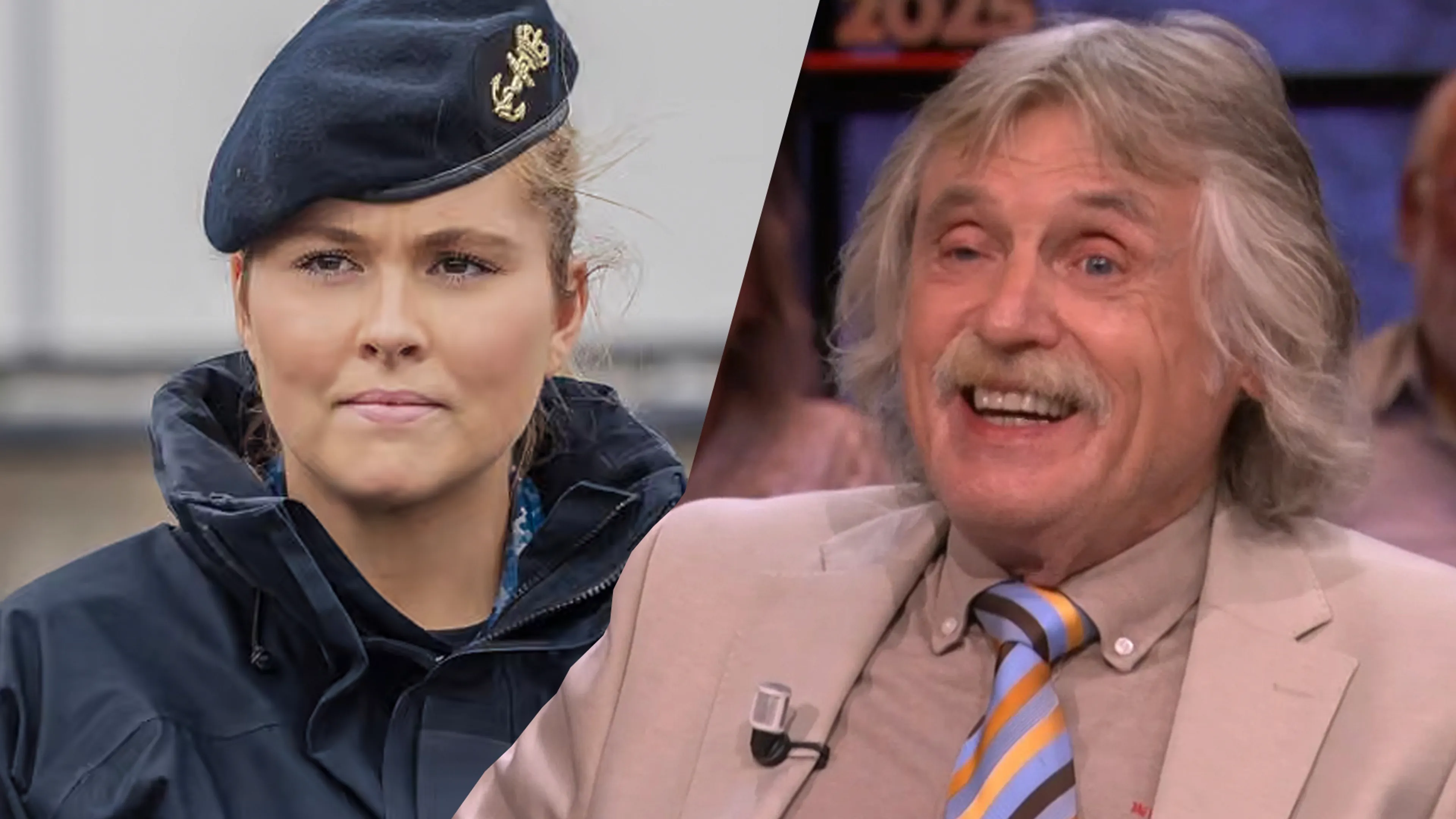Johan Derksen noemt Amalia bij de marine ‘bühnewerk’: ‘Laten ze haar ook in het bos schijten?’