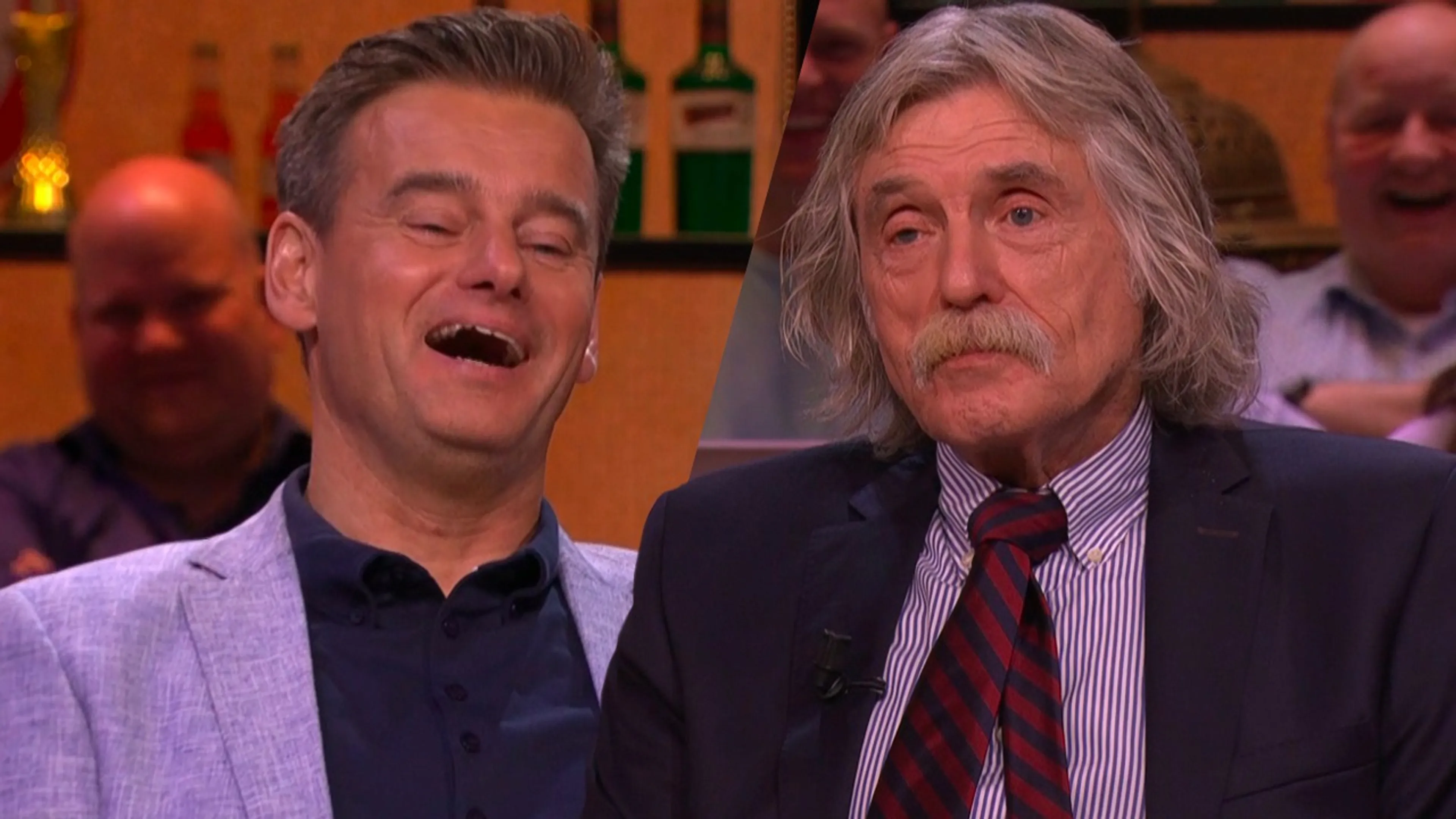 Wilfred ziet stropdas Johan: 'Het lijkt net of je uit een bordeel komt!'