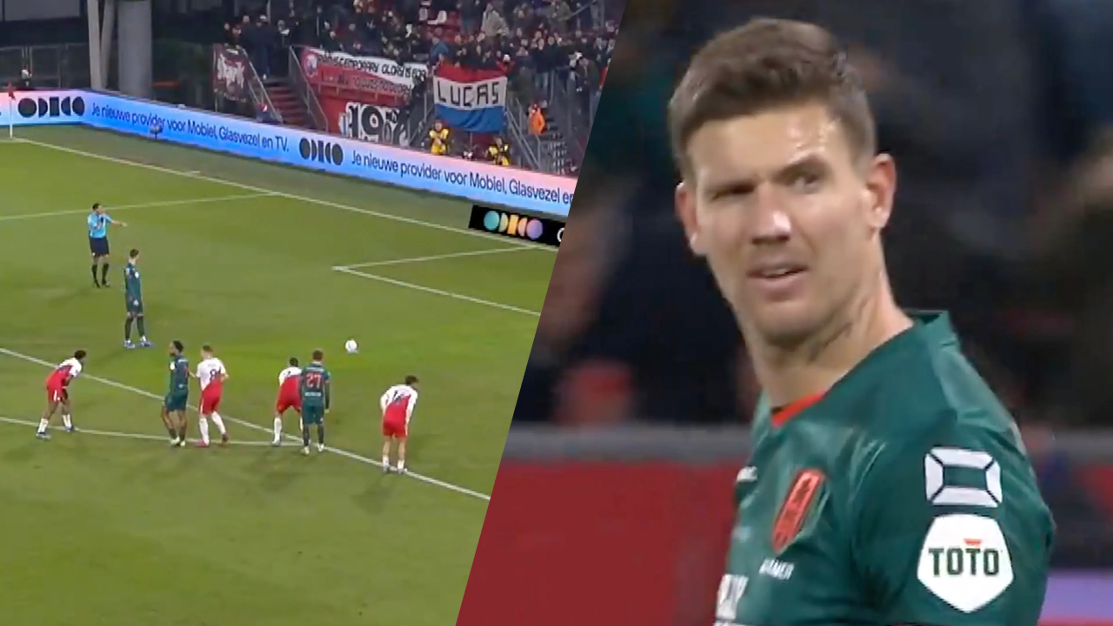 Video: Kramer mist strafschop, mag na korte onderbreking opnieuw nemen en scoort dan wél
