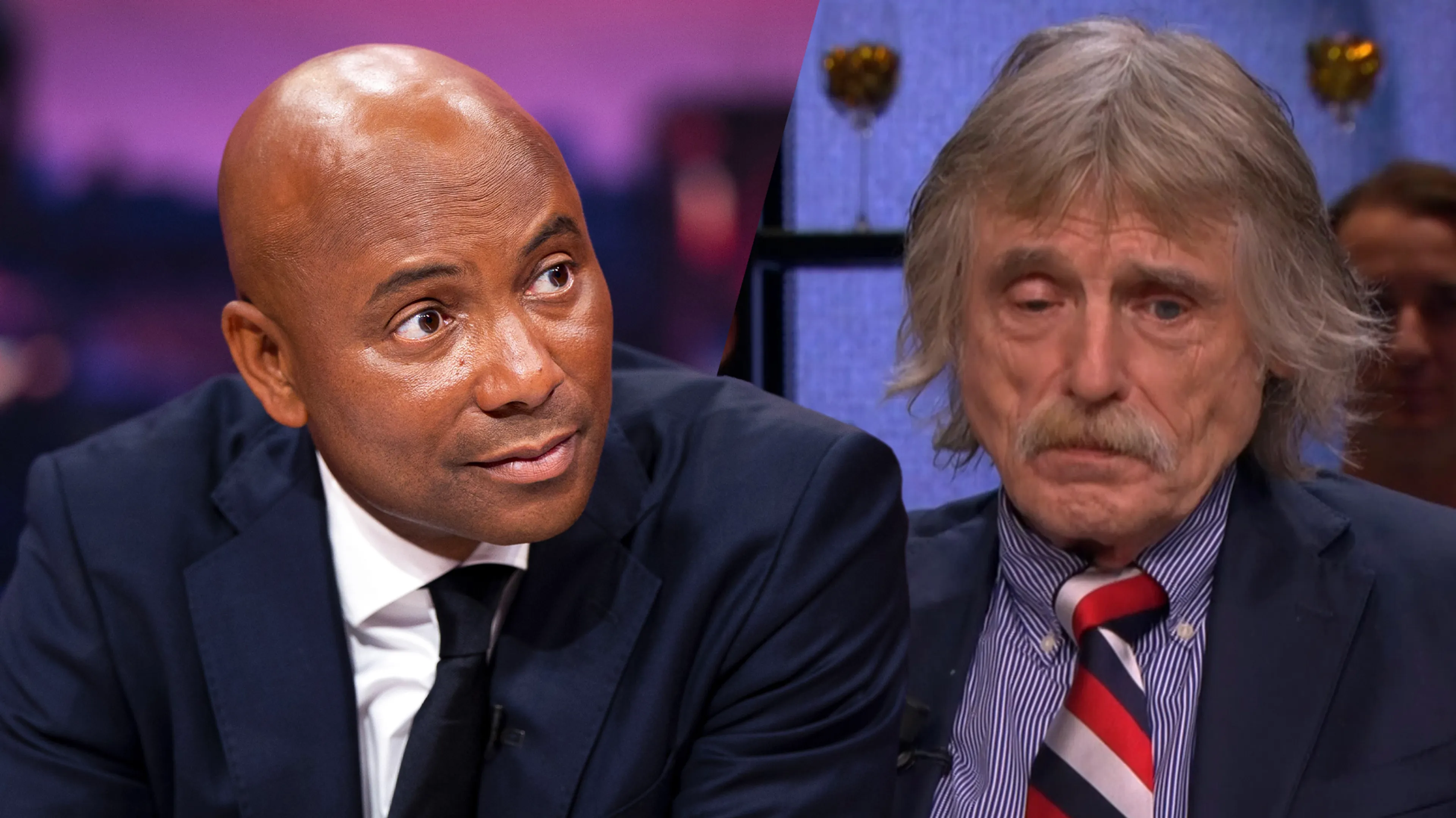 Johan Derksen hoort reactie van Humberto Tan op zijn uitspraken: 'Ik vind het niet leuk'