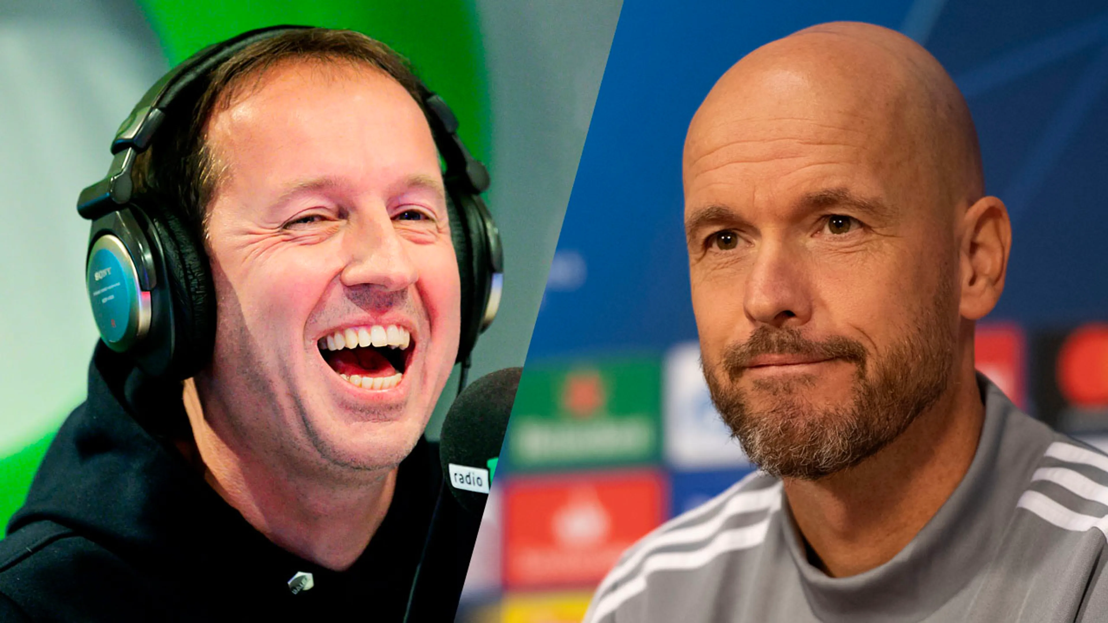 GOUD! Edwin Evers imiteert Ten Hag op hilarische wijze