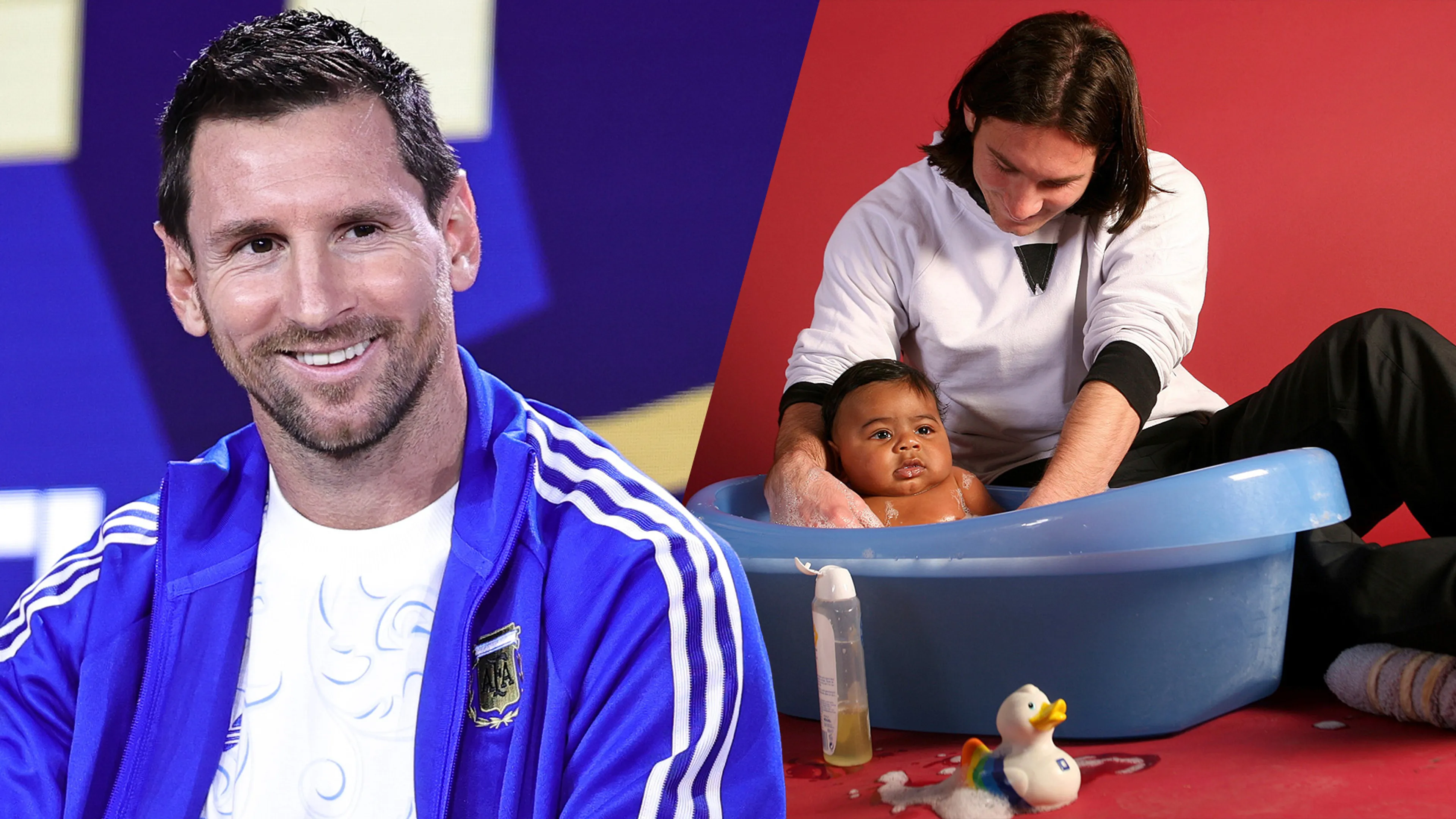 Messi over iconische babyfoto met Yamal: 'Bizar dat we nu tegenover elkaar staan in de WK-finale'