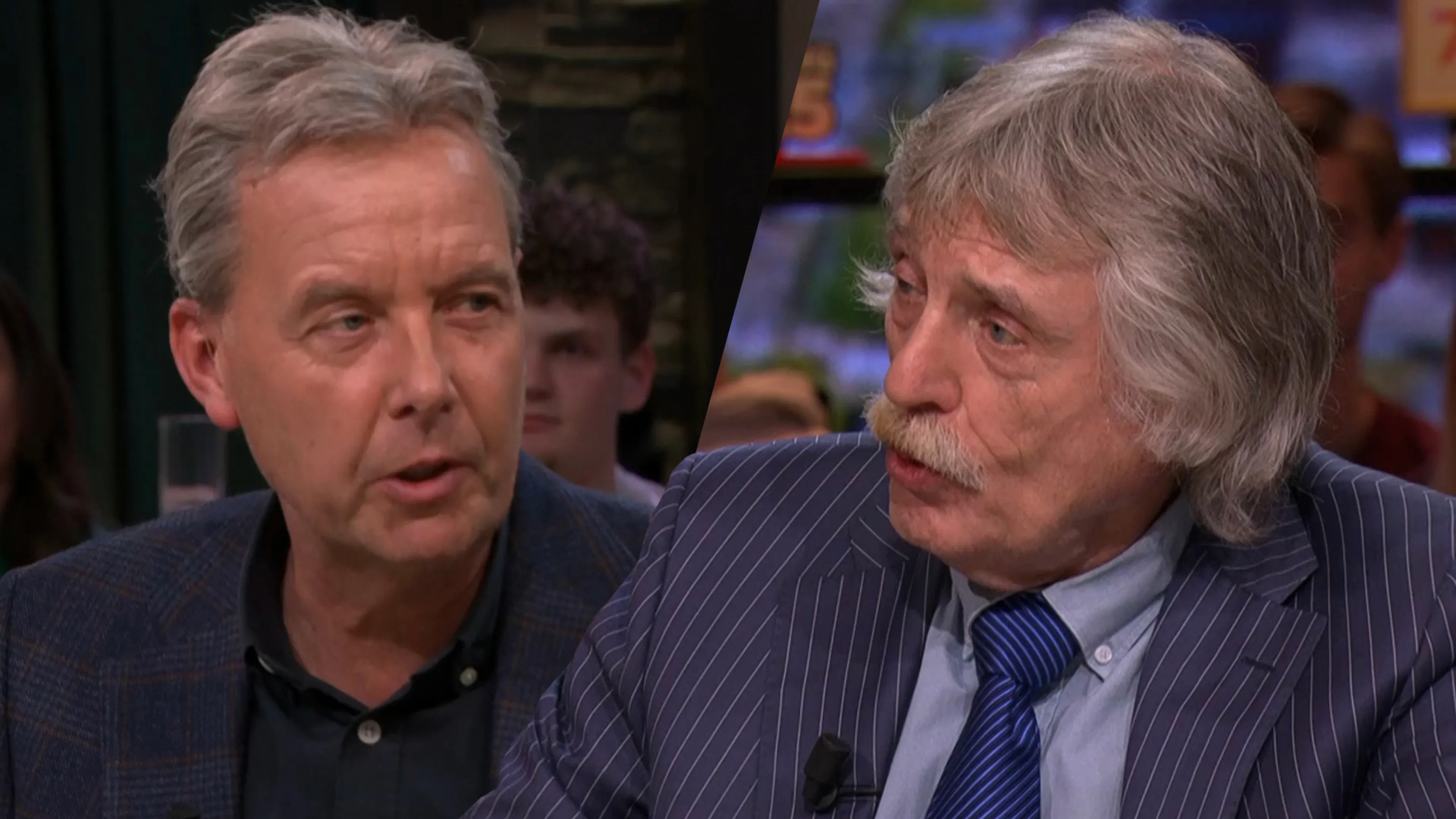 Johan Derksen en Valentijn Driessen in discussie over Gronings gas: 'Ik ben geschrokken van jou!'